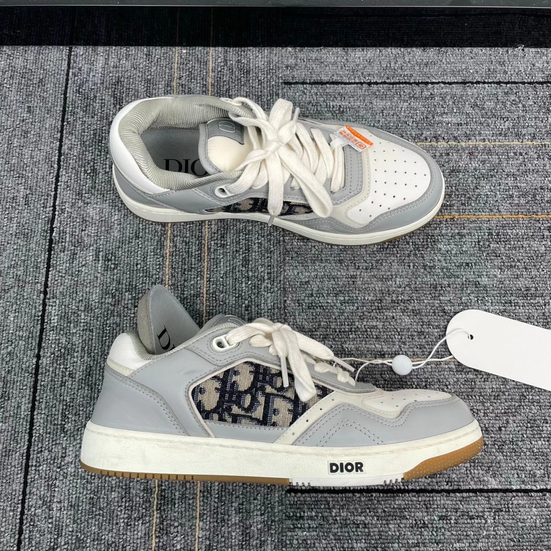 Dior Dior Gray Oblique Sneaker Size US 6.5 / IT 36.5 - 2 Thumbnail