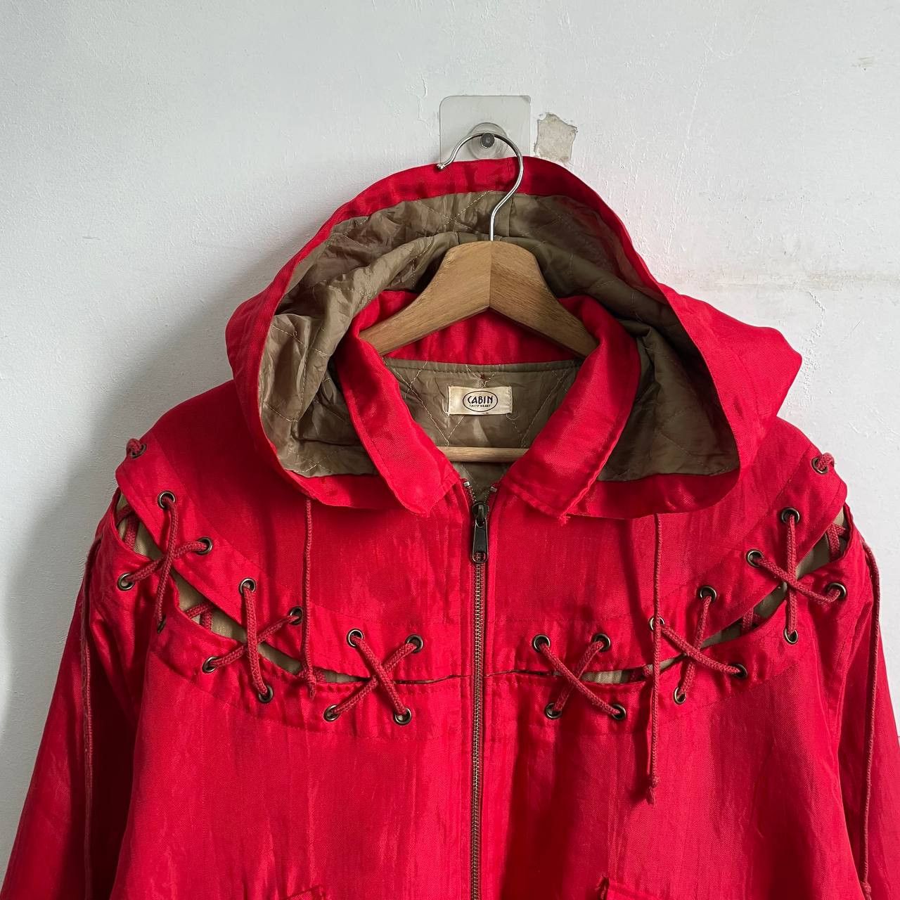 Japanese Brand × Vintage distressed jacket Cabin Raider's team Ralliart cup series Size US L / EU 52-54 / 3 - 14 Thumbnail