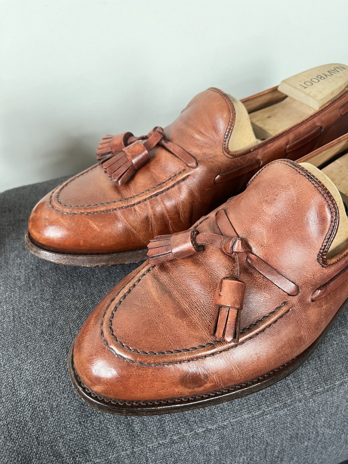 Cheaney Cheaney Boston Brown Made in England Loafers sz UK8 Size US 9 / EU 42 - 18 Thumbnail