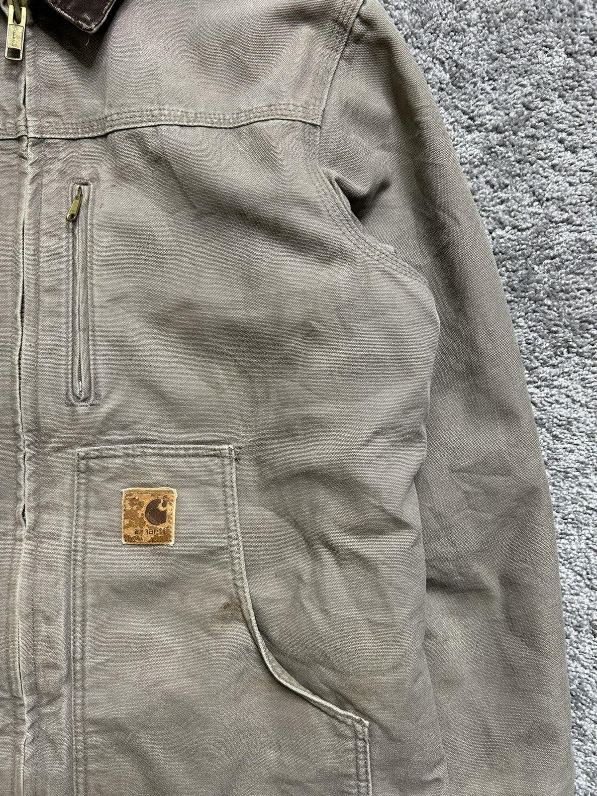 Carhartt Vintage Carhartt Sherpa Lined Chore Jacket Contrast Size US M / EU 48-50 / 2 - 4 Thumbnail