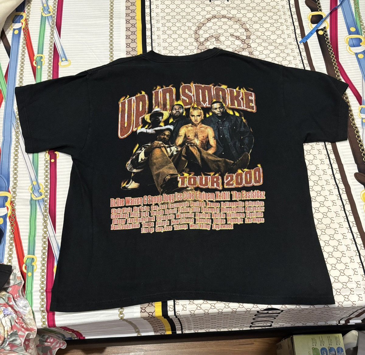Rap Tees Vintage Up In Smoke Tour Rap Tee 2000 Black XL Size US XL / EU 56 / 4 - 2 Thumbnail