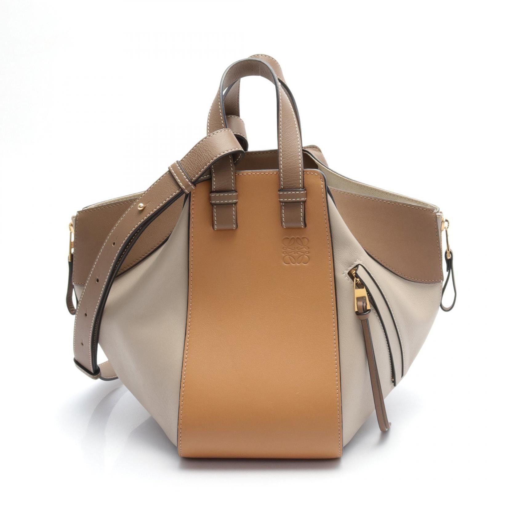 Loewe Loewe Hammock Small Shoulder Bag Leather Shoulder Bag 387.12.Kbn60 in Great Condition Size ONE SIZE - 1 Thumbnail