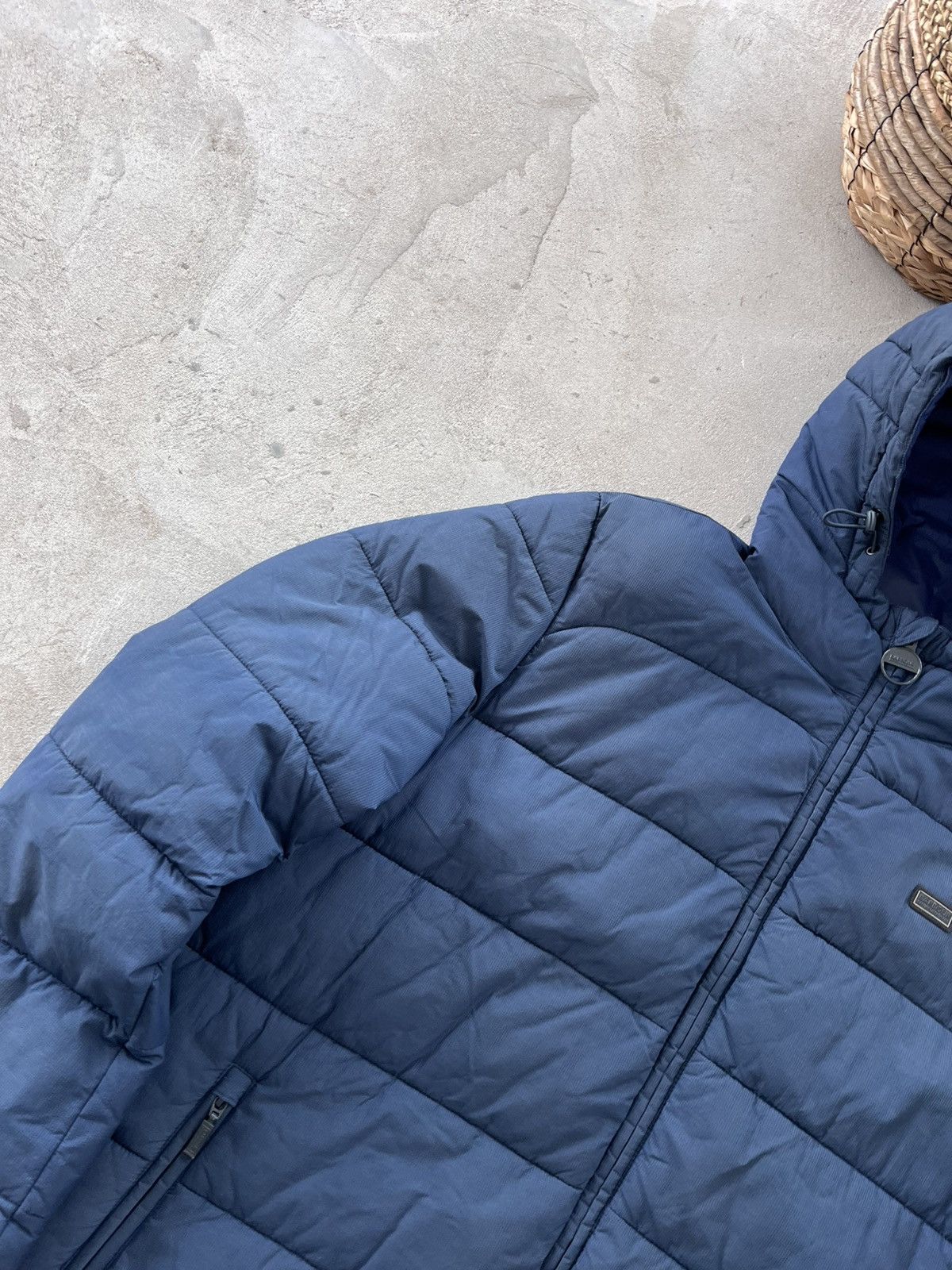 Barbour Vintage Barbour International Court Quilt Jacket Navy Y2K Size US L / EU 52-54 / 3 - 4 Thumbnail