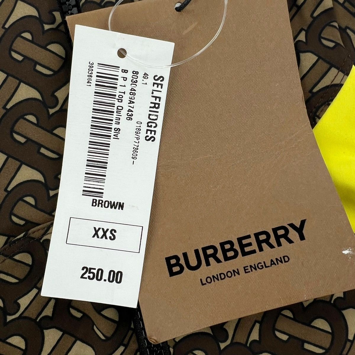 Burberry Burberry Monogram Panelled Top Size XXS / US 00 / IT 34 - 4 Thumbnail