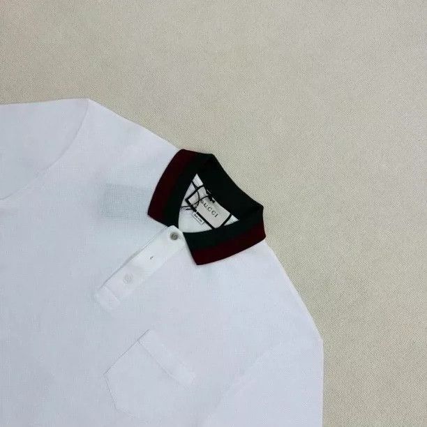 Gucci GUCCI Short Sleeve Polo with Red Green Stripes-2505 Size US XXL / EU 58 / 5 - 3 Thumbnail