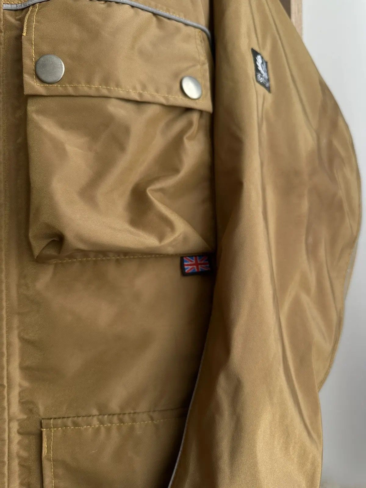 Belstaff × Vintage Vintage Belstaff Nylon Brown Motorcycle Nylon Jacket Size US M / EU 48-50 / 2 - 11 Thumbnail