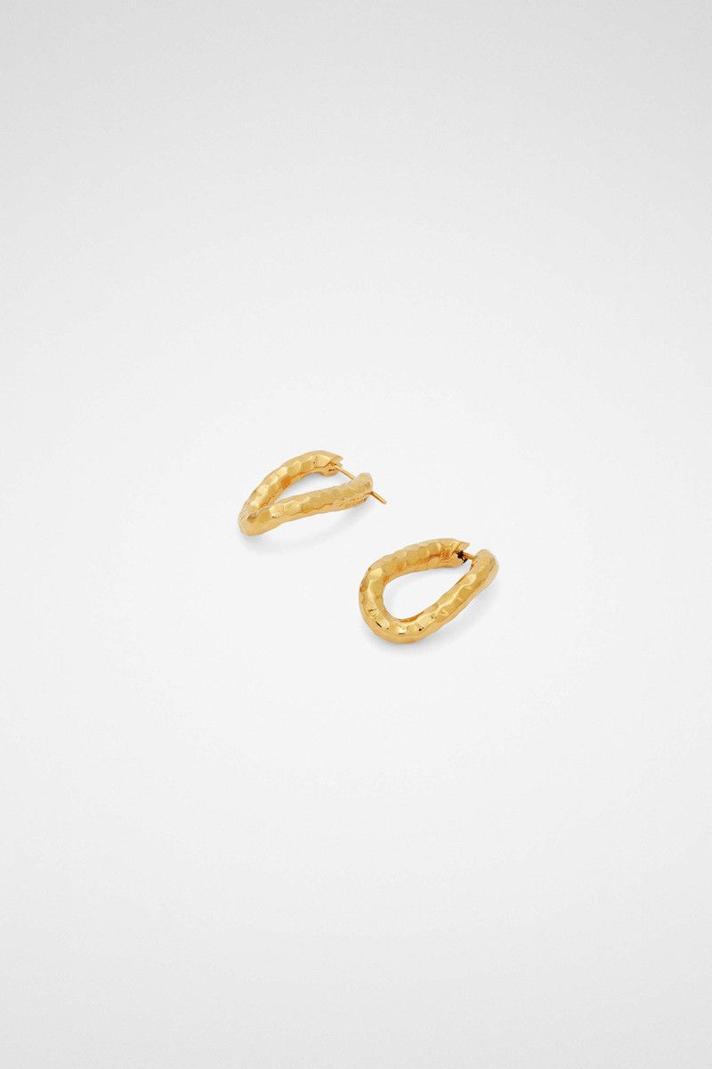 Jil Sander o1loc1c0426 Size:OS/Earrings in Golden Size ONE SIZE - 2 Thumbnail