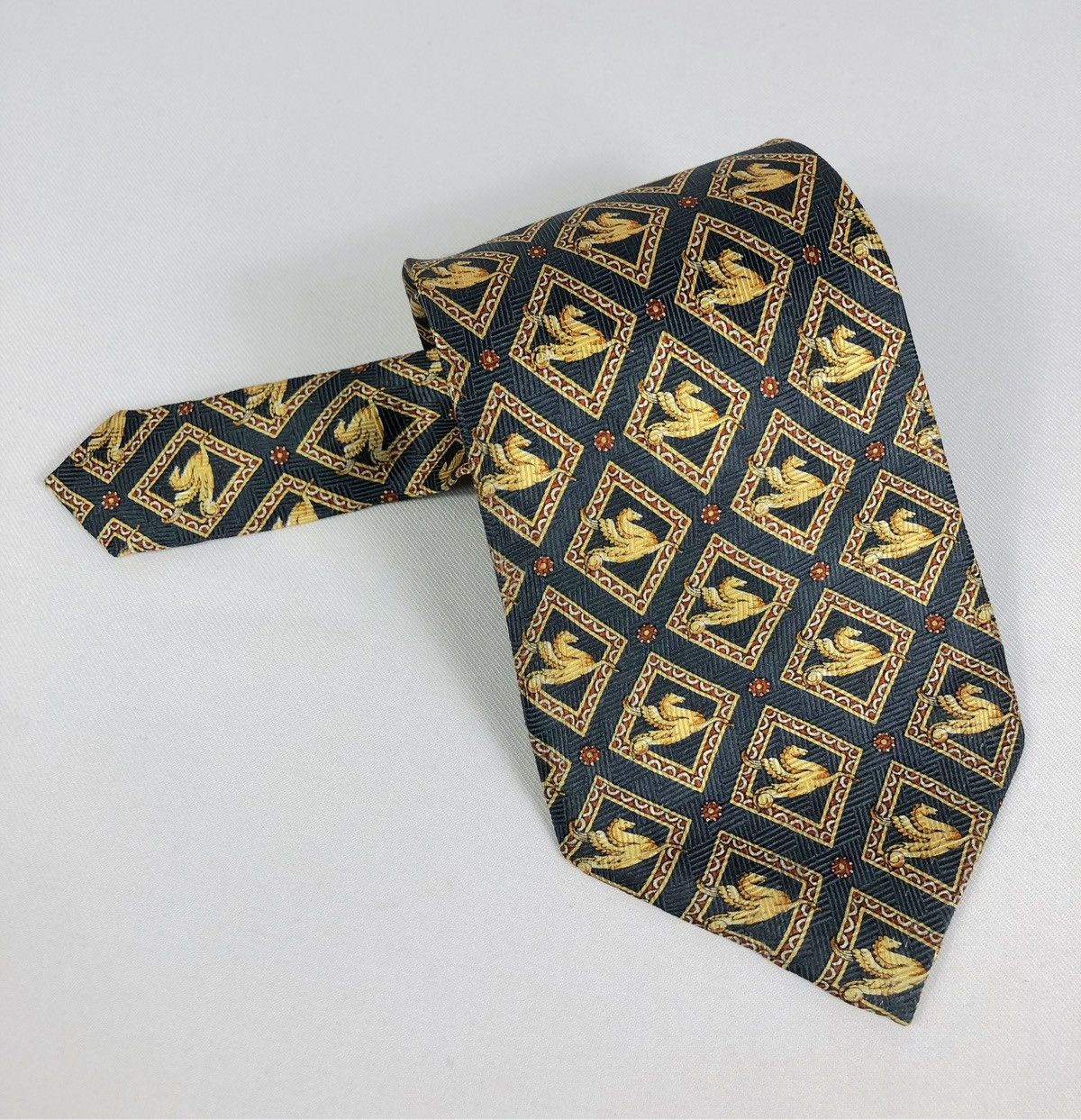 Christian Dior Monsieur Rare Vintage Christian Dior Monsieur Silk Tie Size ONE SIZE - 9 Thumbnail