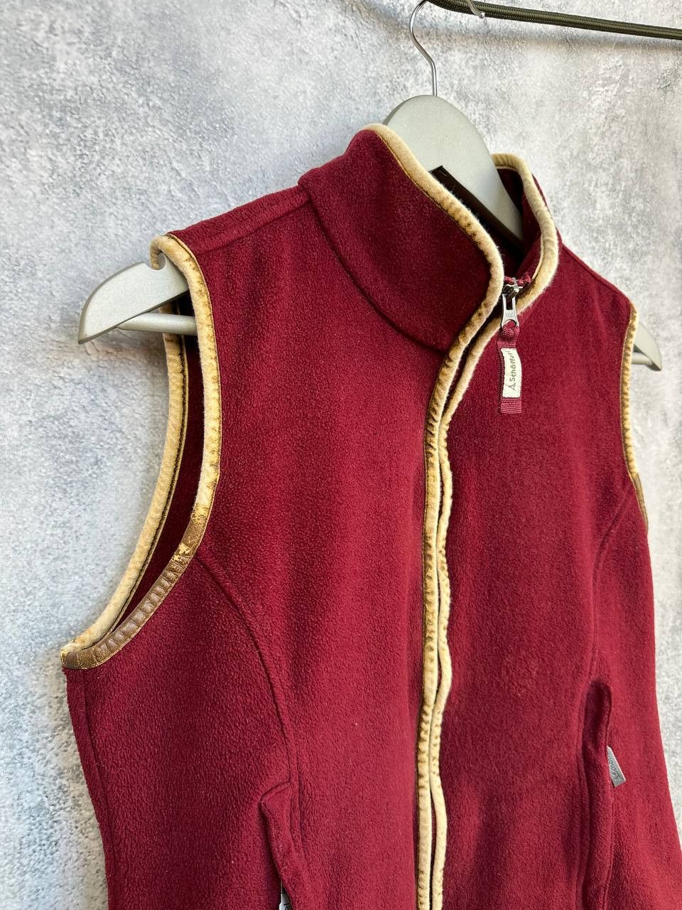 Other Schoffel Lyndon II Fleece Gilet in Claret Full Zip Vest Red Size S / US 4 / IT 40 - 3 Thumbnail