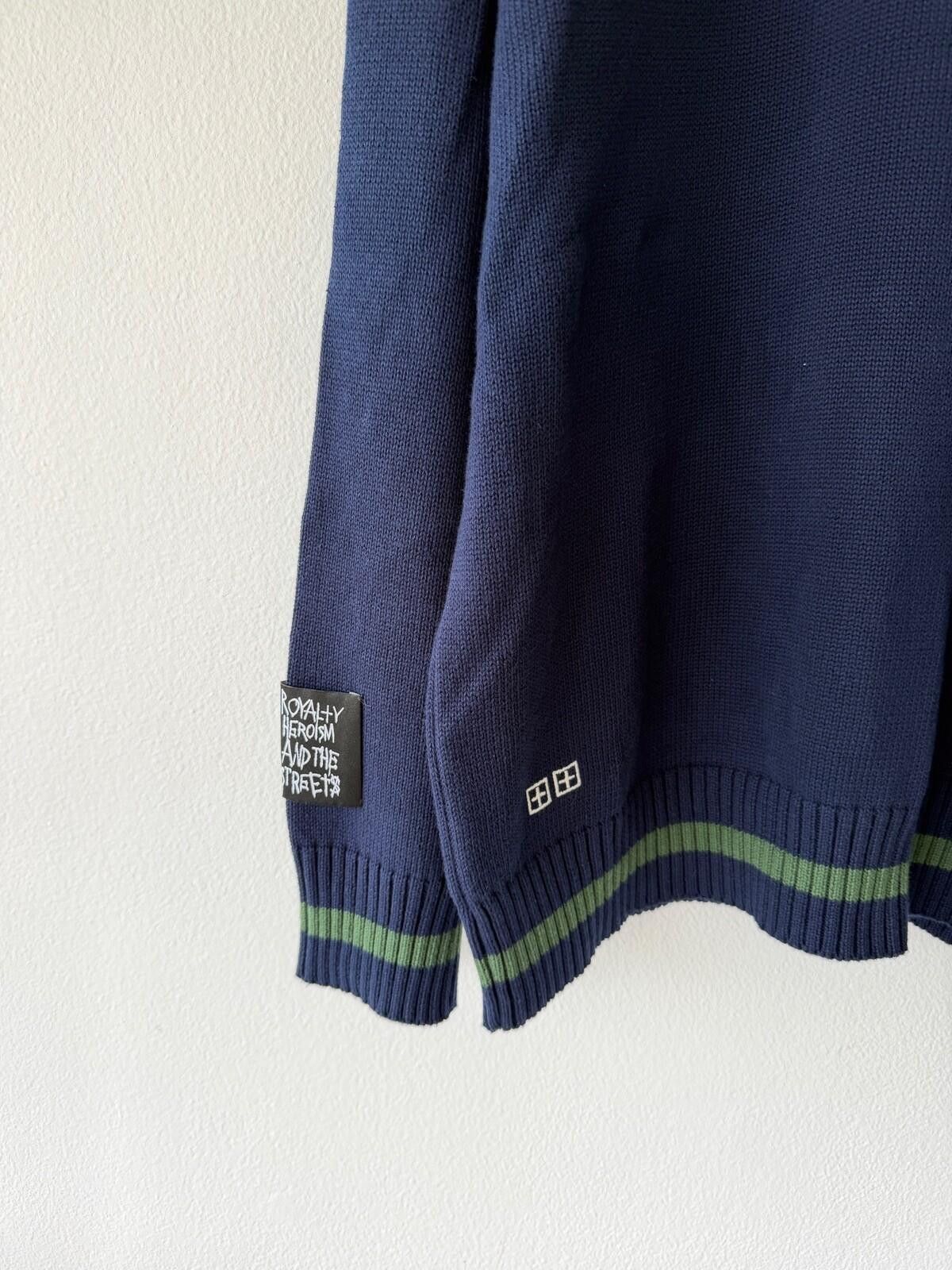Ksubi new Ksubi mens PLAYOFF CARDIGAN MIDNIGHT blue navy medium m Size US M / EU 48-50 / 2 - 7 Thumbnail