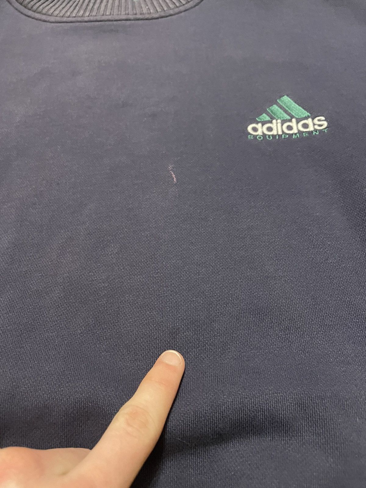 Adidas × Vintage Vintage 90s Adidas Equipment Sweatshirt Pullover Size US S / EU 44-46 / 1 - 10 Thumbnail