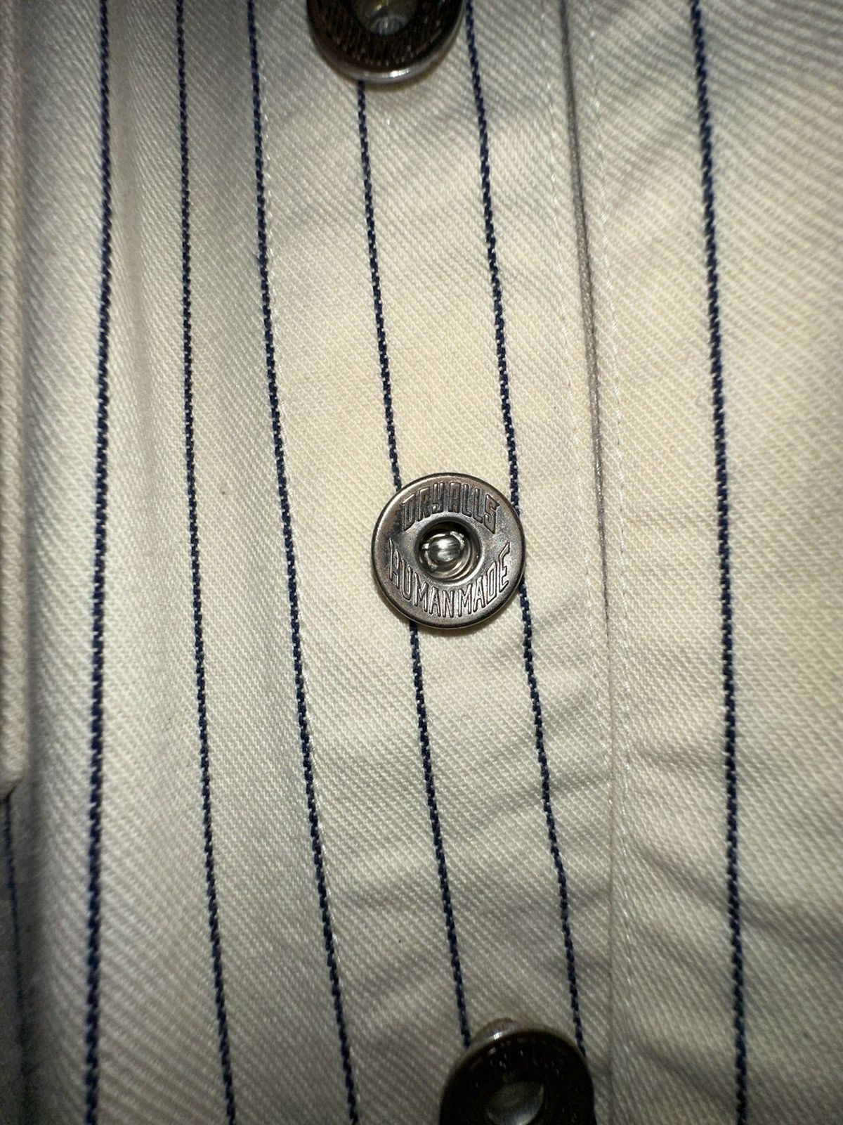 Human Made Human Made Pinstripe Coverall – Rare Size US 32 / EU 48 - 3 Thumbnail