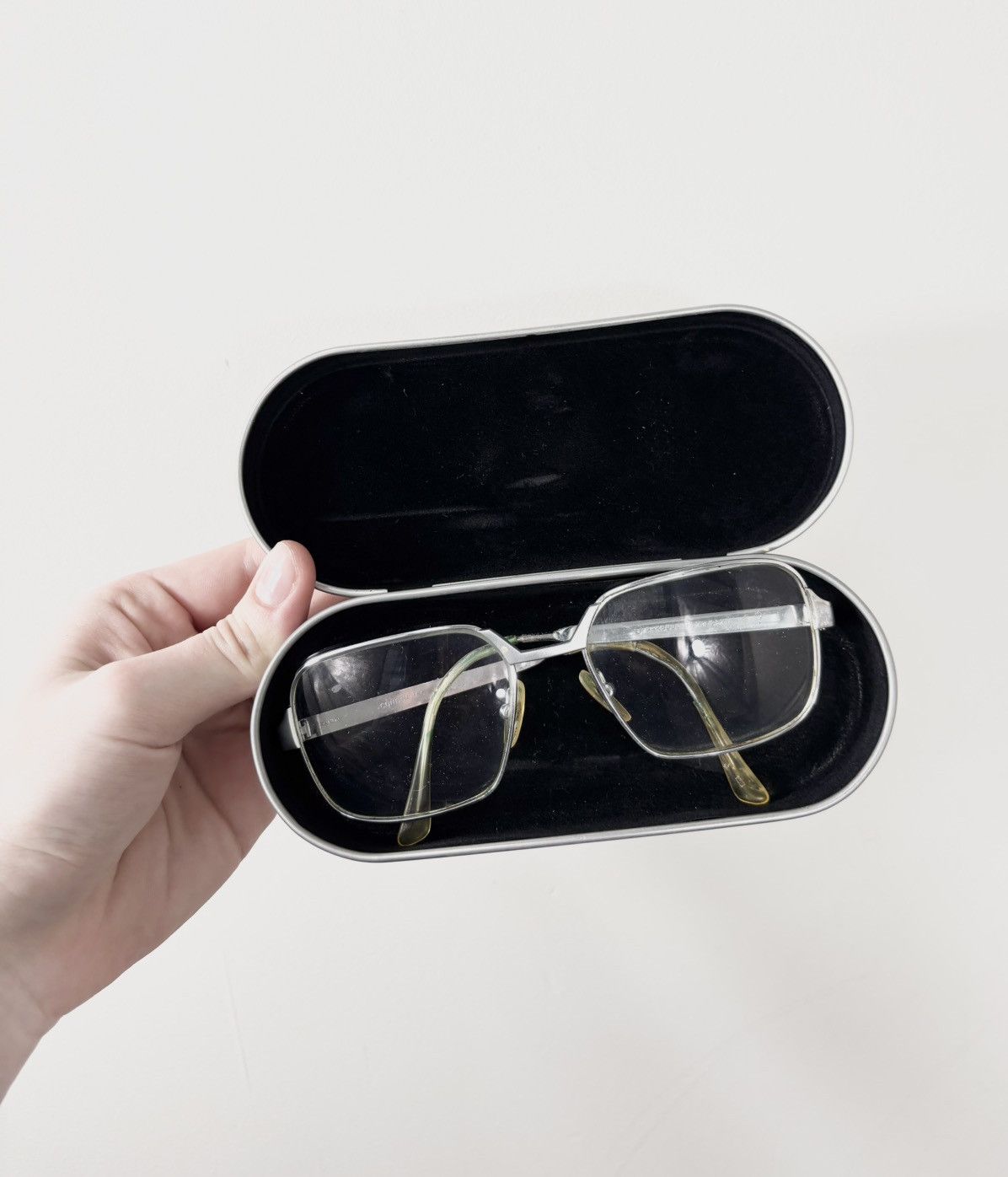 Other Vintage Barbudo Condor 100 Silver Metal Aviator Eyeglasses Size ONE SIZE - 2 Thumbnail