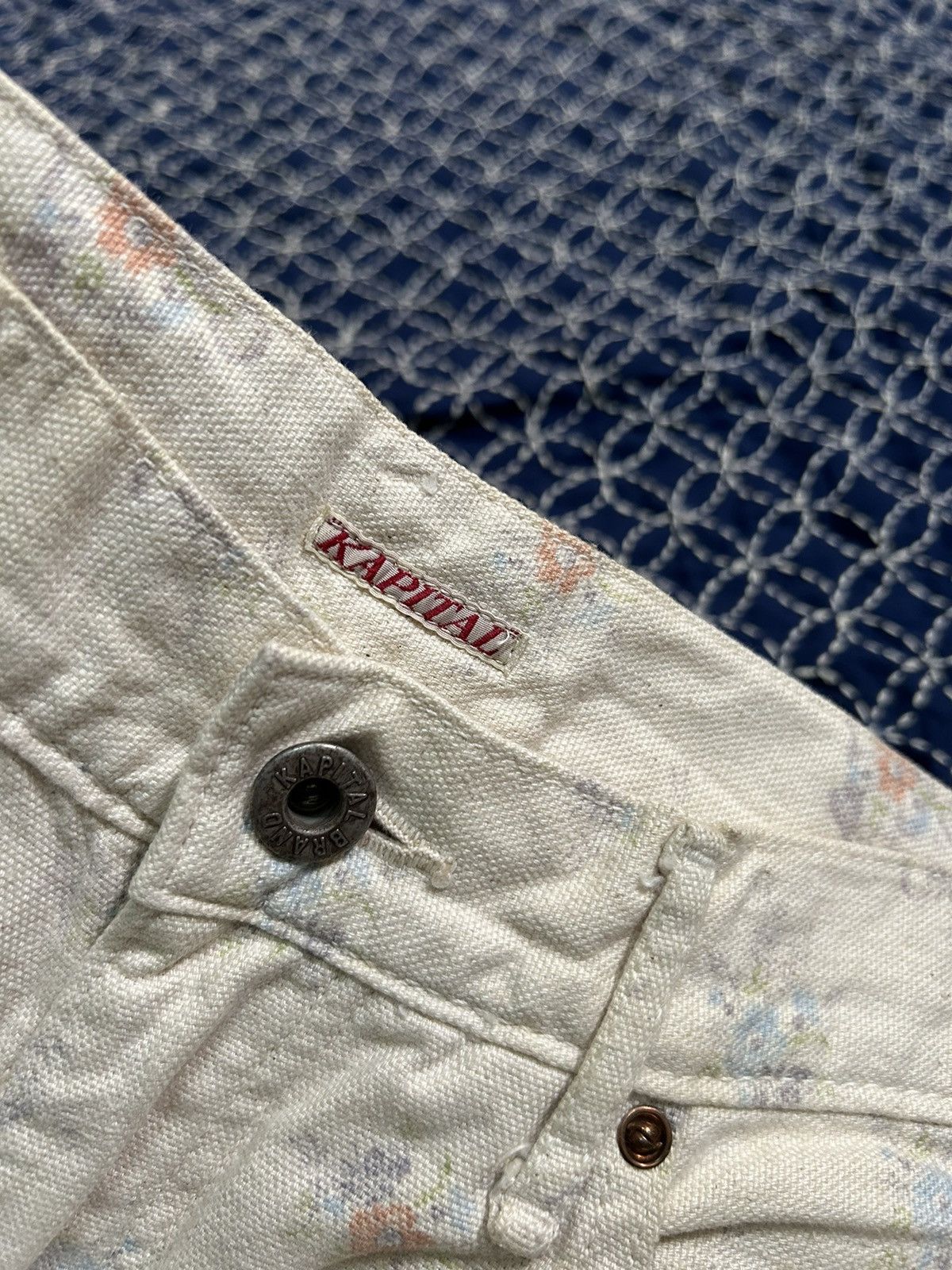 Kapital × Kapital Kountry KAPITAL Buckle Back Short Made in Japan Size US 28 / EU 44 - 5 Thumbnail
