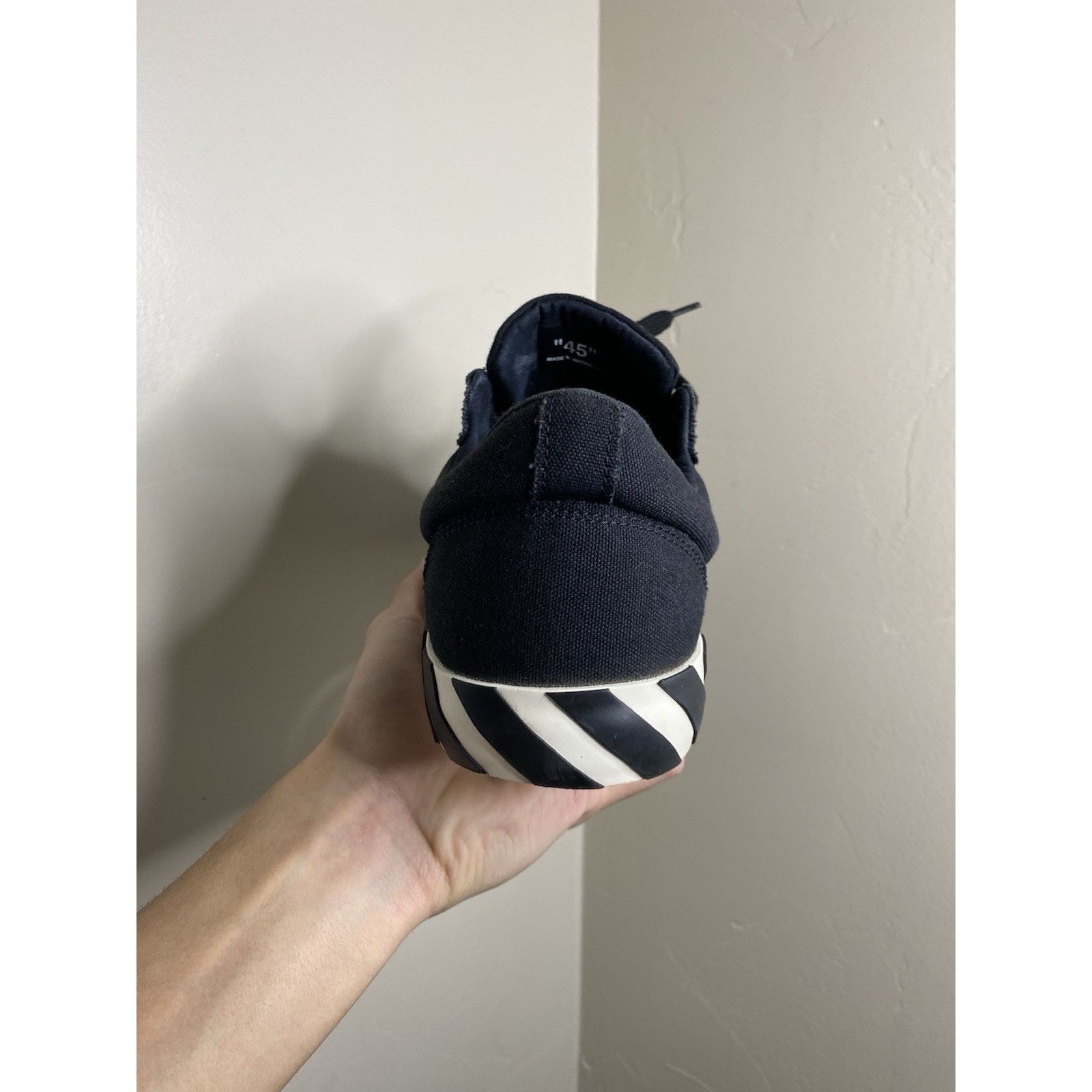 Off-White OFF-WHITE Vulc Low Canvas “black White” Size 12 US ( 45 EU ) Size US 12 / EU 45 - 17 Thumbnail