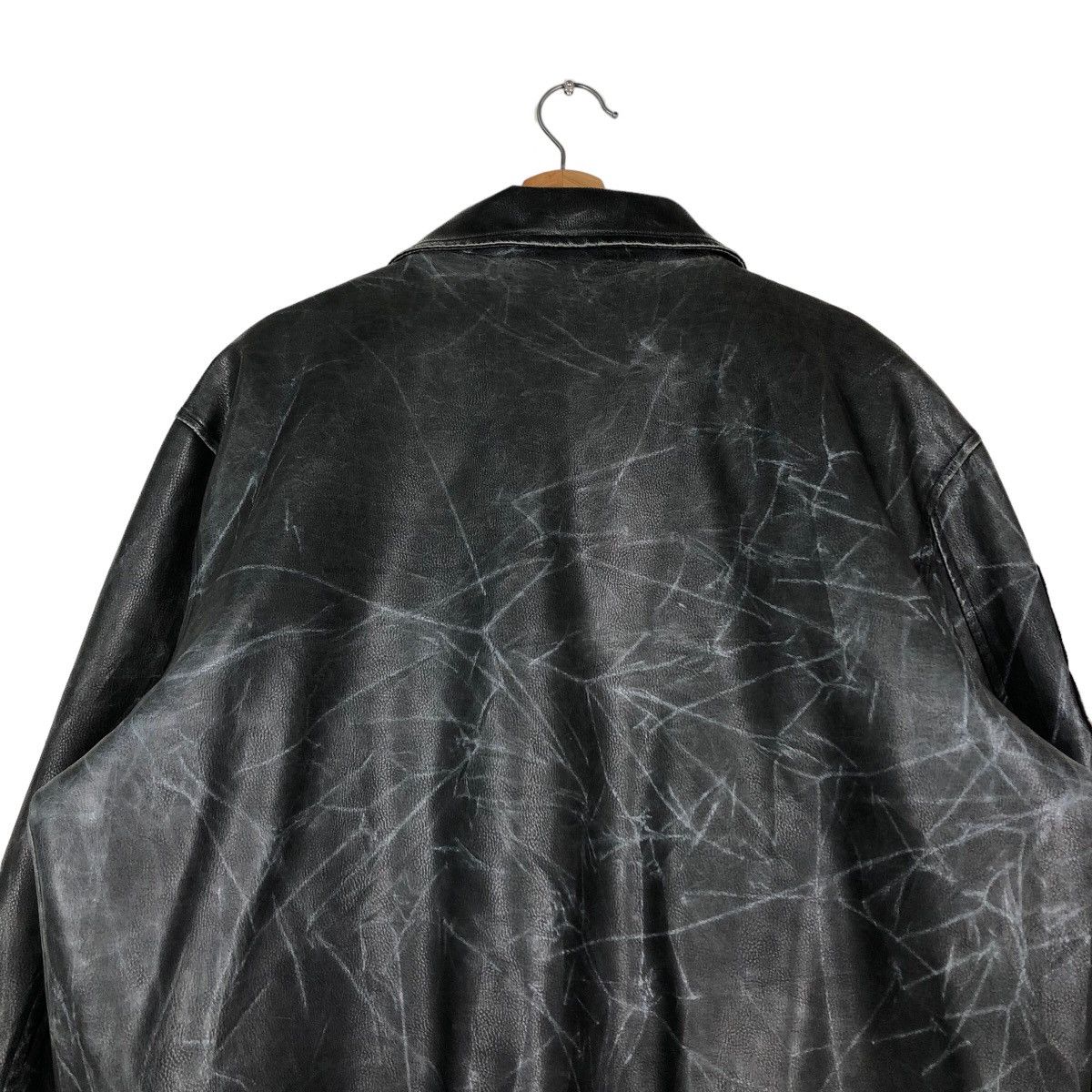 Japanese Brand 🔥Vintage Biker Leather Jacket Garam Japan Issey Miyake Size US XL / EU 56 / 4 - 9 Thumbnail