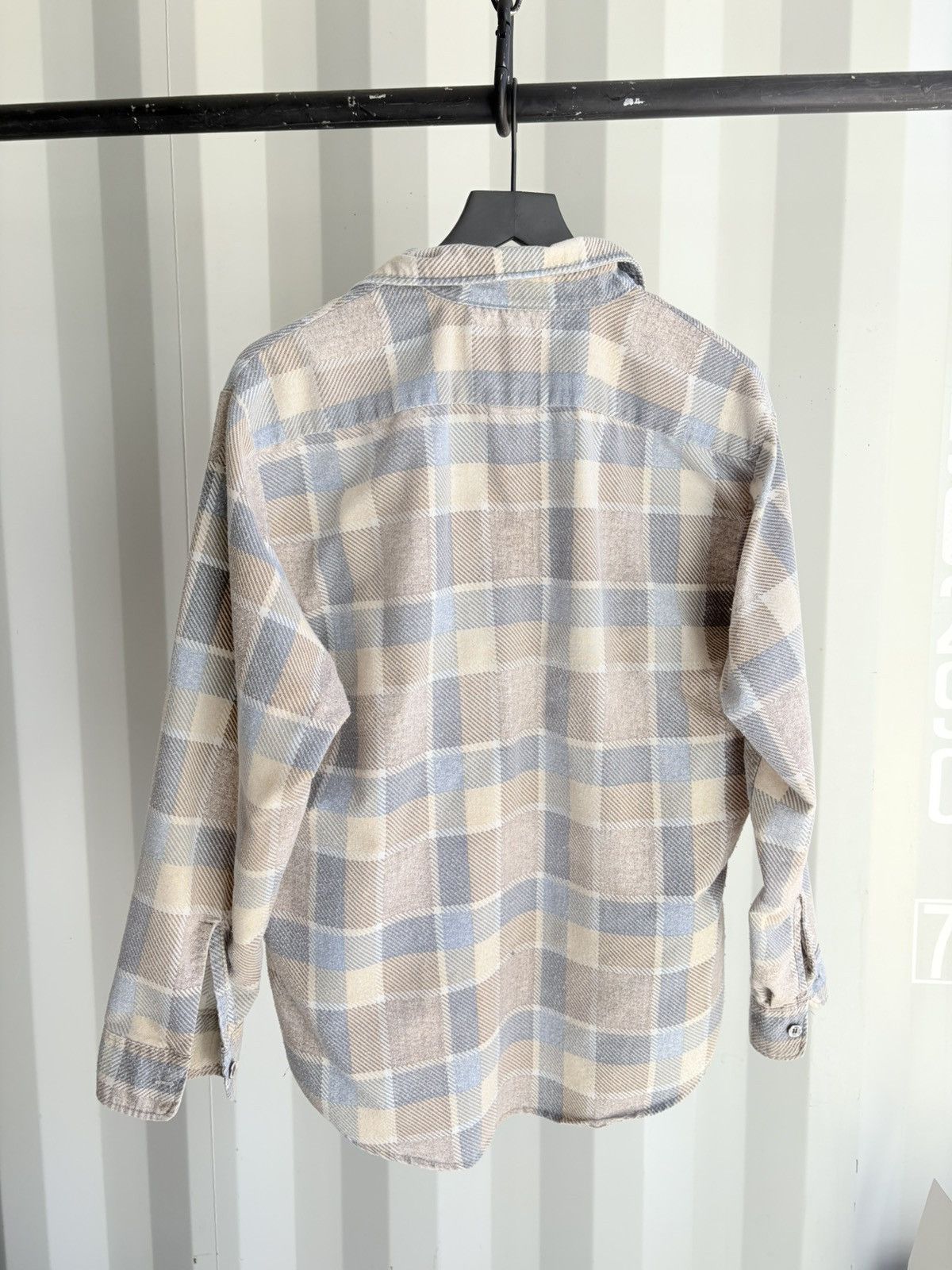 Vintage Vintage Sun Faded Flannel Distressed Grunge Shirt Size US XL / EU 56 / 4 - 3 Thumbnail