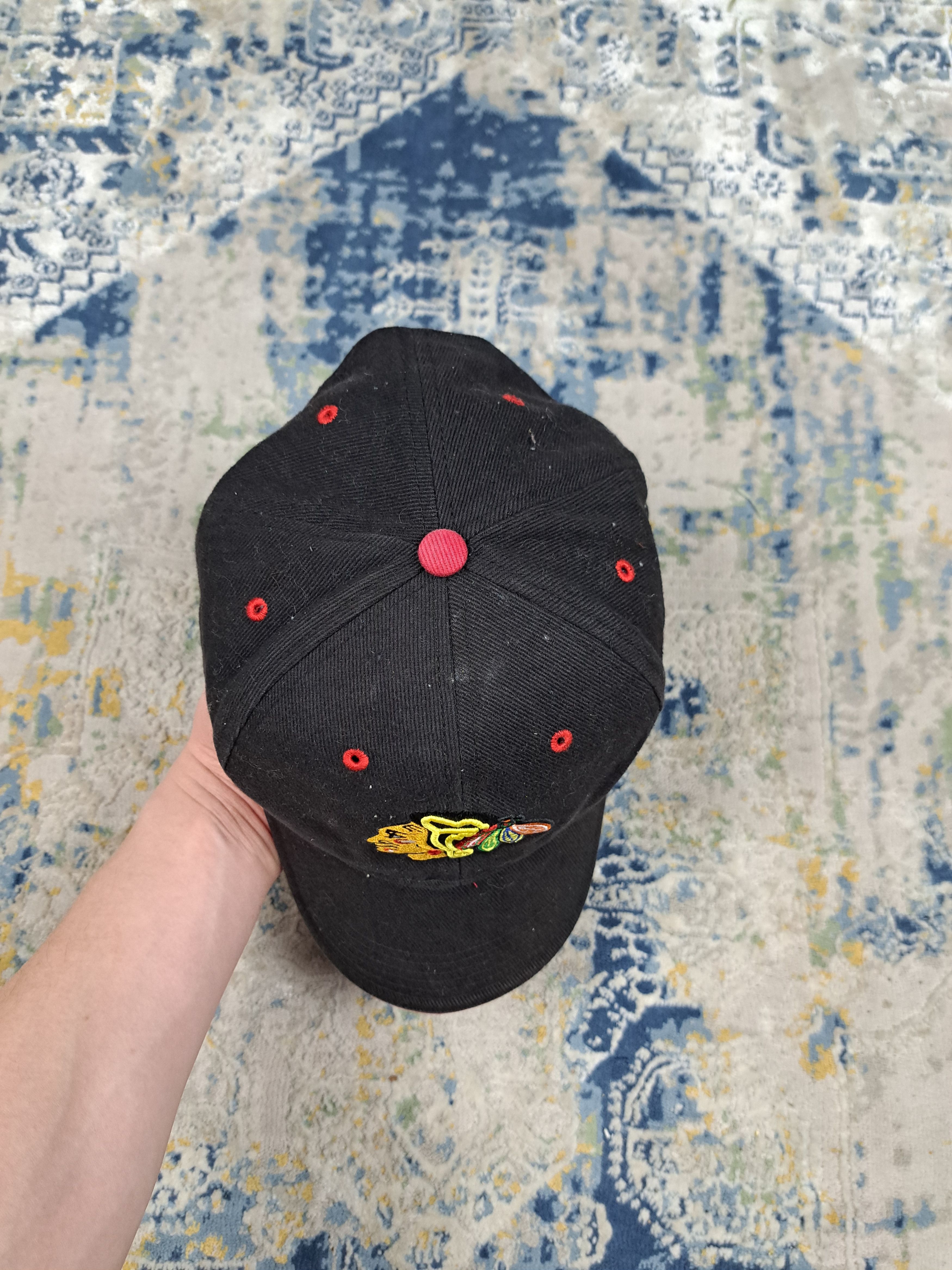 NHL Vintage Chicago Blackhawks NHL Cap Hat y2k American Sports Size ONE SIZE - 5 Thumbnail