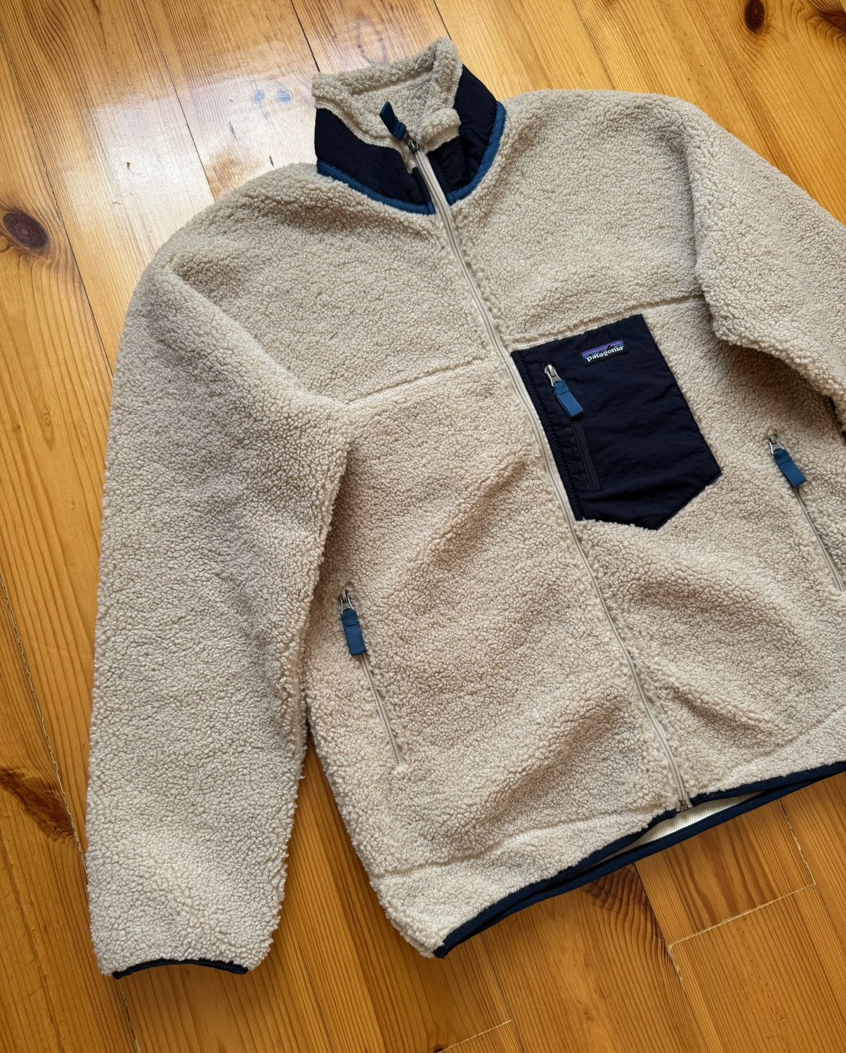 Patagonia Patagonia Fleece Full Zip Up Men’s Beige Gorpcore Jacket Size US L / EU 52-54 / 3 - 2 Thumbnail