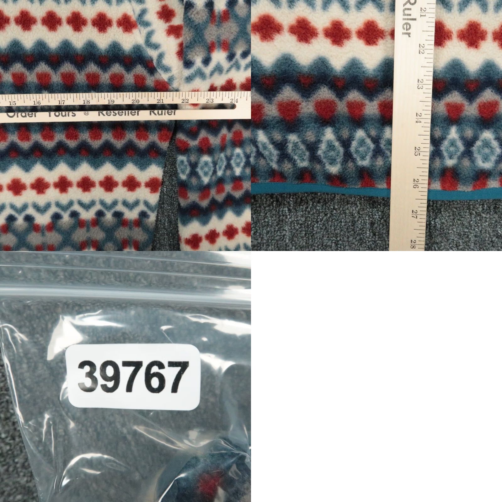 Patagonia VINTAGE Patagonia Synchilla Snap T Underwater Blue Southwestern Mens Small Red? Size US S / EU 44-46 / 1 - 8 Thumbnail