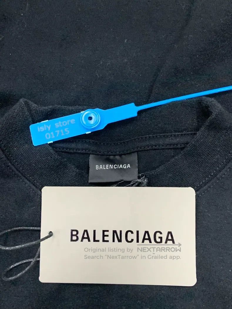 Balenciaga Balenciaga Letter Logo Printed Round Neck Short Sleeve T-S Size M / US 6-8 / IT 42-44 - 3 Thumbnail