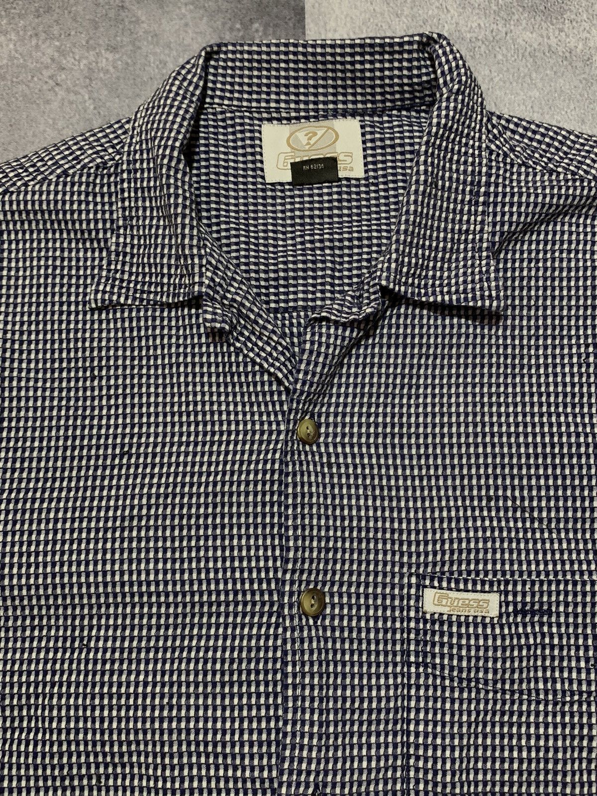 Guess × Vintage Vintage 90 Guess button ups shirt casual size L Size US L / EU 52-54 / 3 - 5 Thumbnail
