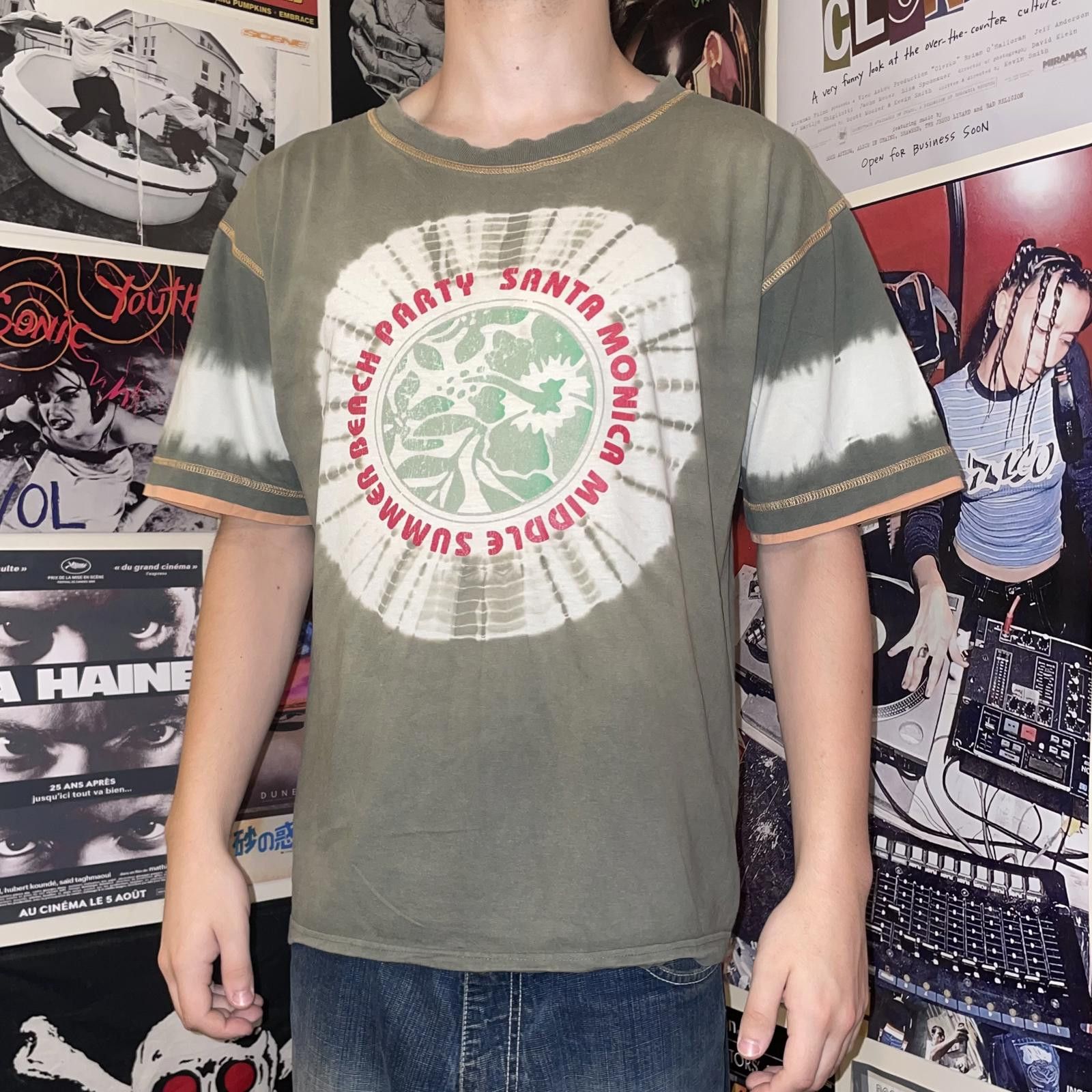 Random Identities Identic 90s Party Graphic Tie Dye T-Shirt L. Size US L / EU 52-54 / 3 - 6 Thumbnail