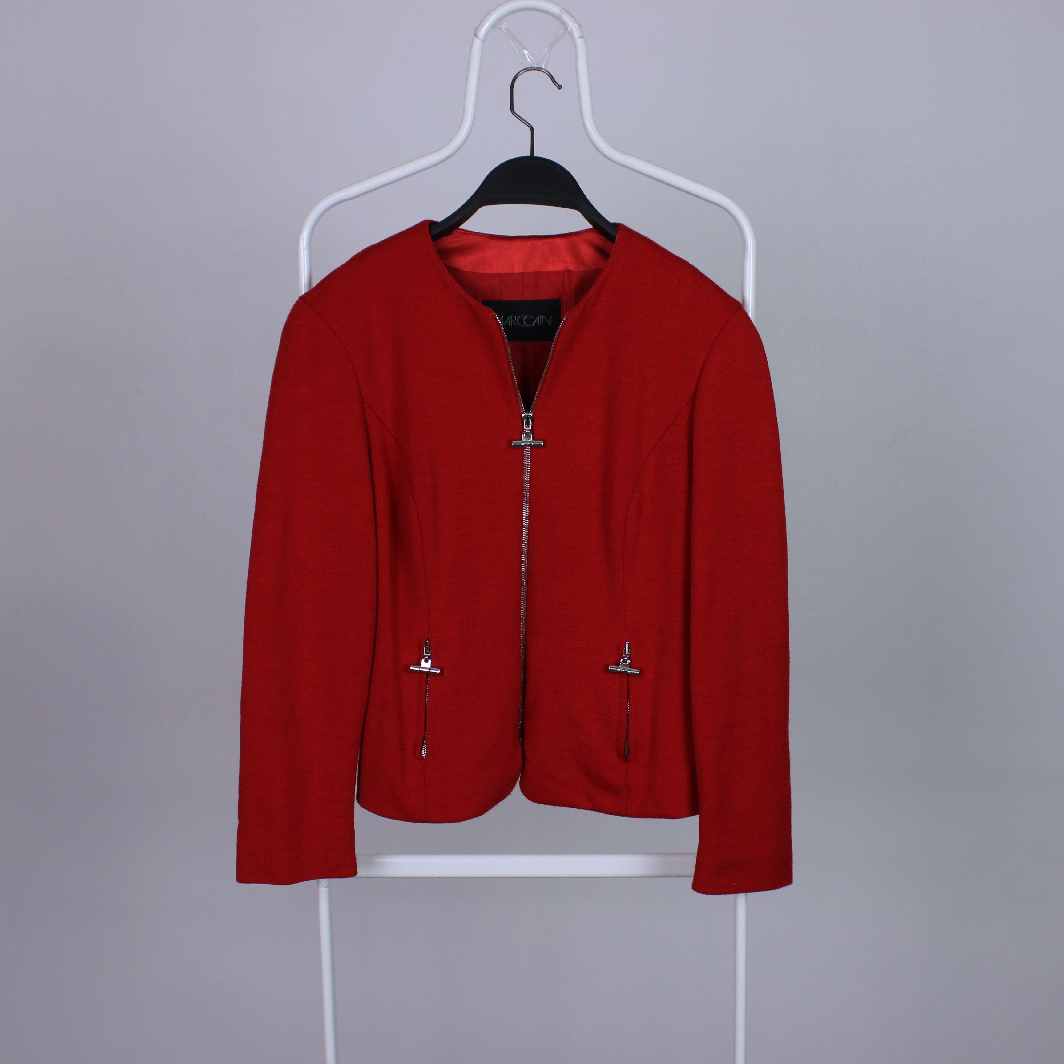 Other Marccain vintage wool red jacket full zip S M Size M / US 6-8 / IT 42-44 - 3 Thumbnail
