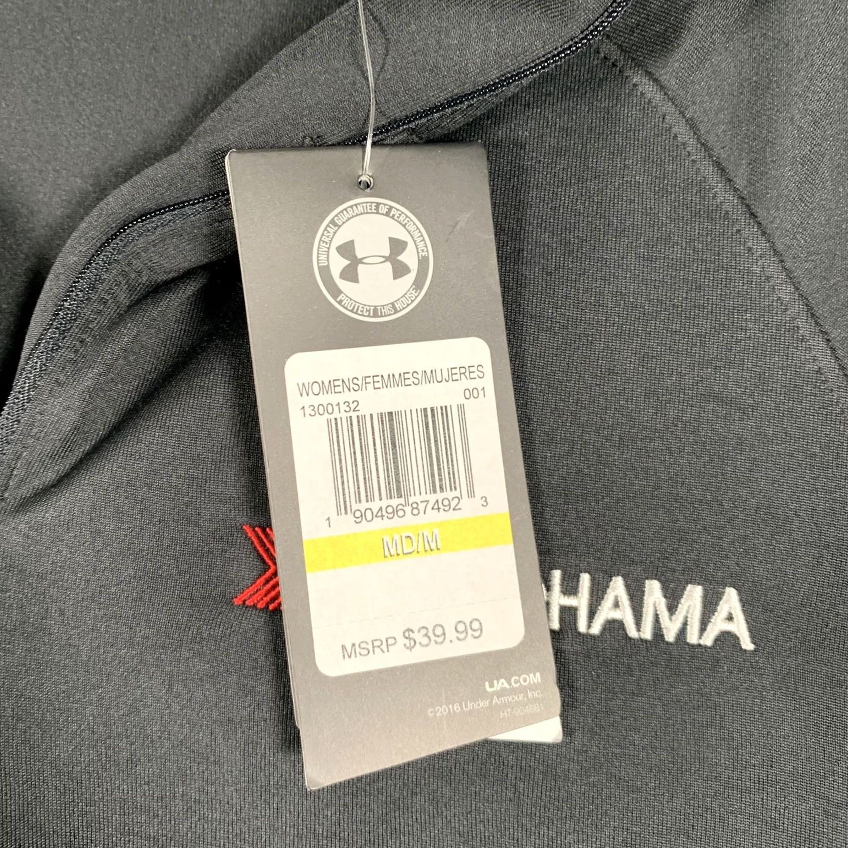 Under Armour Under Armour Pullover Shirt Womens M Black 1/4 Zip HeatGear Yokohama Logo Gyms & Training Size M / US 6-8 / IT 42-44 - 4 Thumbnail