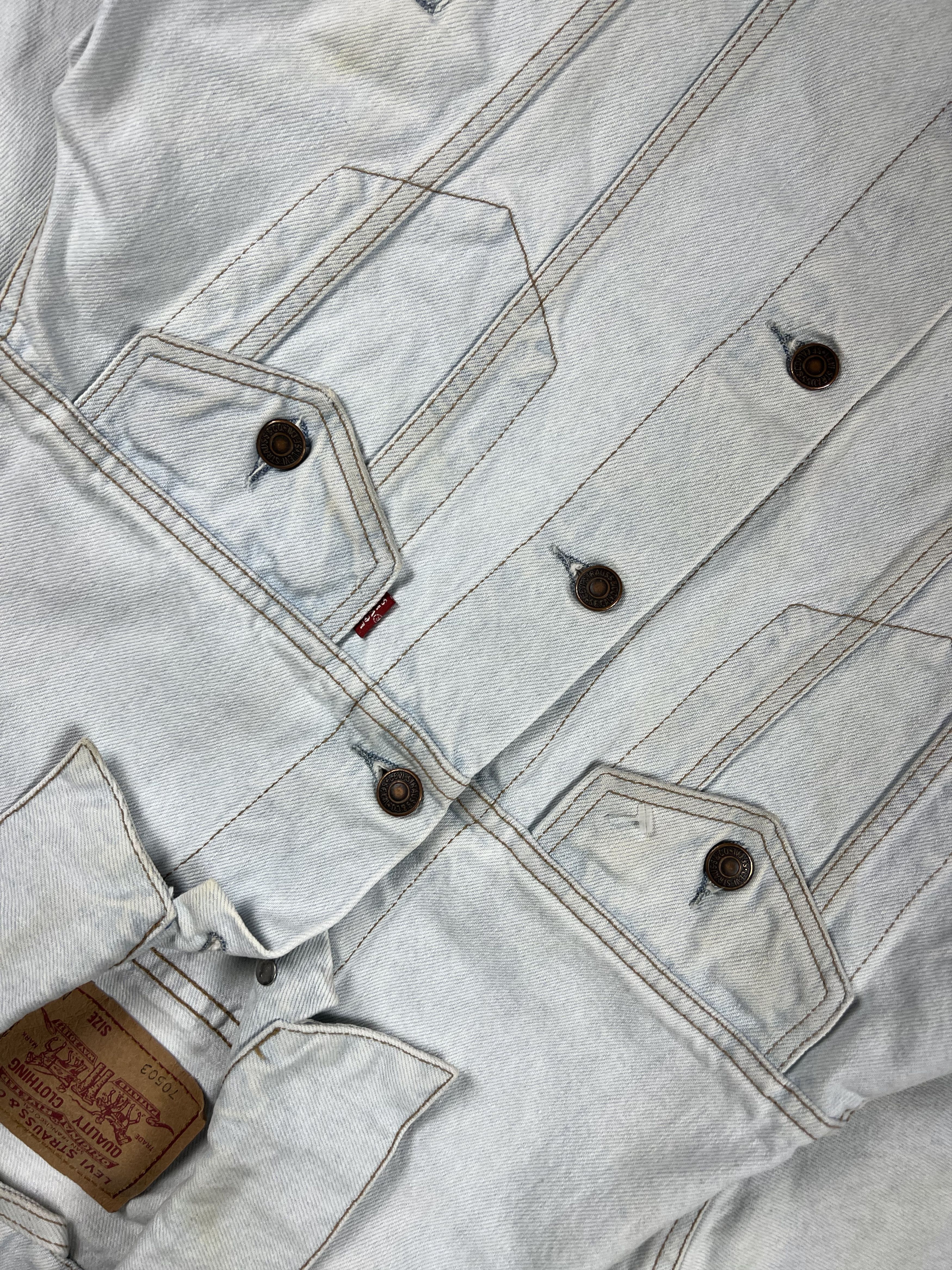 Levi's × Levi's Vintage Clothing × Vintage Vintage Levis Denim Jacket М Size US M / EU 48-50 / 2 - 2 Thumbnail