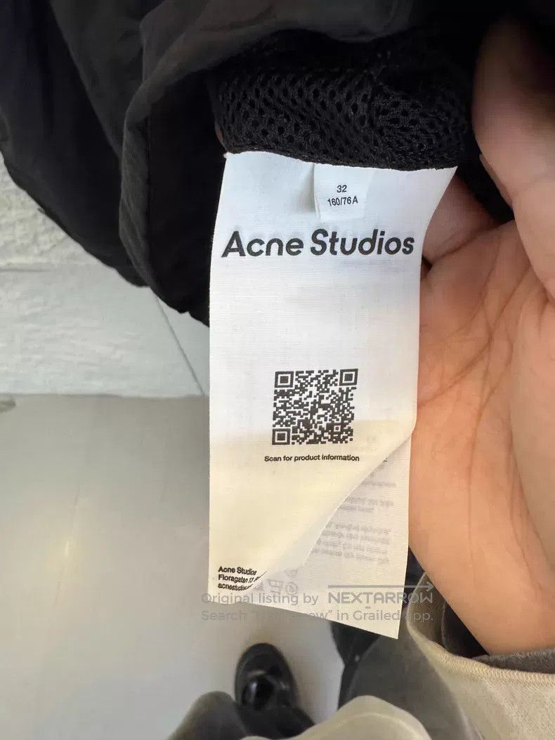 Acne Studios Acne Studios 1996 Series FW25 Casual Logo Embroidered Zip- Size 4XL / US 24-26 - 6 Thumbnail