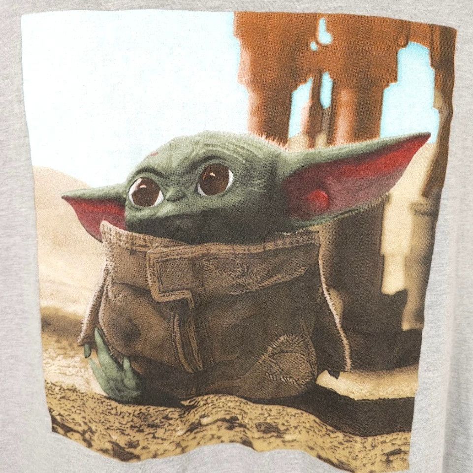 Star Wars VINTAGE: No Star Wars The Mandalorian T Shirt Mens XL Gray Grogu TV Series Shirt Mens XL Gray Star Wars Size US XL / EU 56 / 4 - 3 Thumbnail