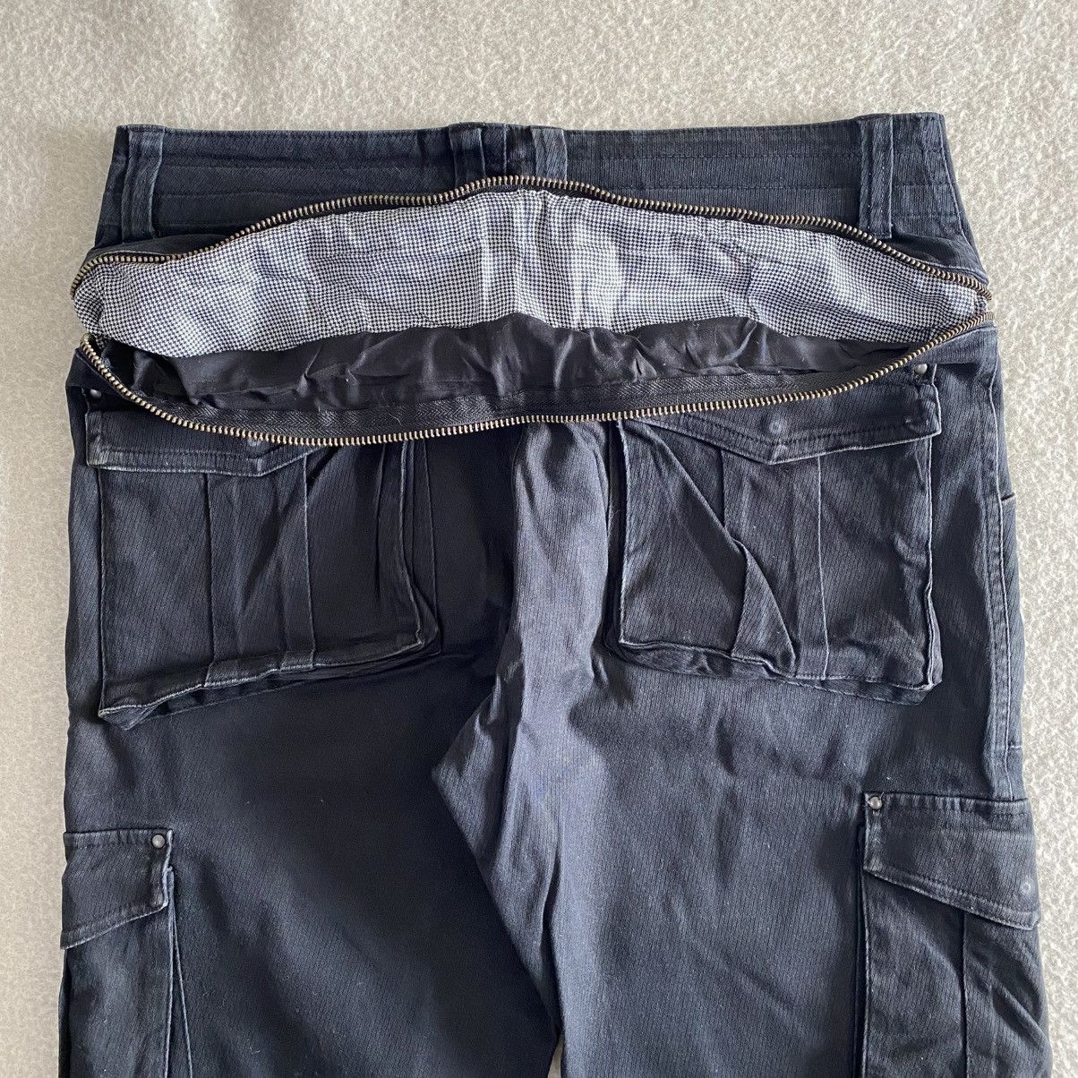 If Six Was Nine × Japanese Brand Boycott Black Cargo Stretchable Pants w30 Size US 30 / EU 46 - 9 Thumbnail