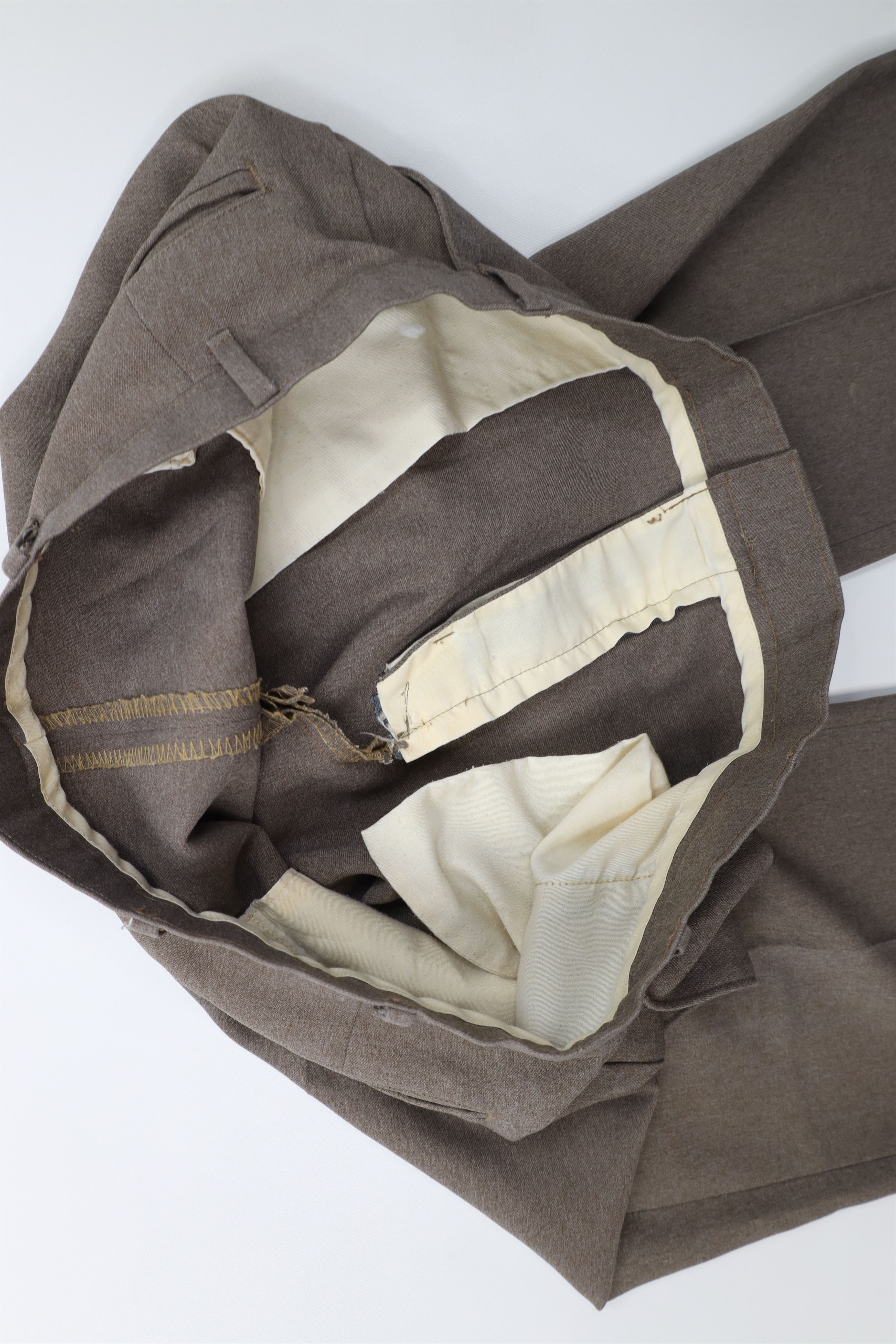 Levi's Vintage 70s Levis Knit Wide Leg Bell Bottoms Pants Brown USA Size US 40 / EU 56 - 10 Thumbnail