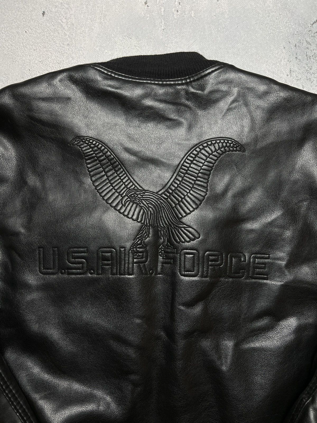 Vintage Antica Bottega U.S.A Air Force Zip-Up Archive Jacket 90s 00s Size US XL / EU 56 / 4 - 8 Thumbnail