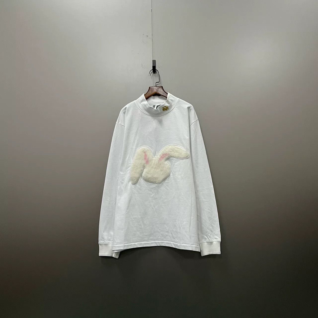 Dior Rabbit Embroidery Long Sleeve Shirt