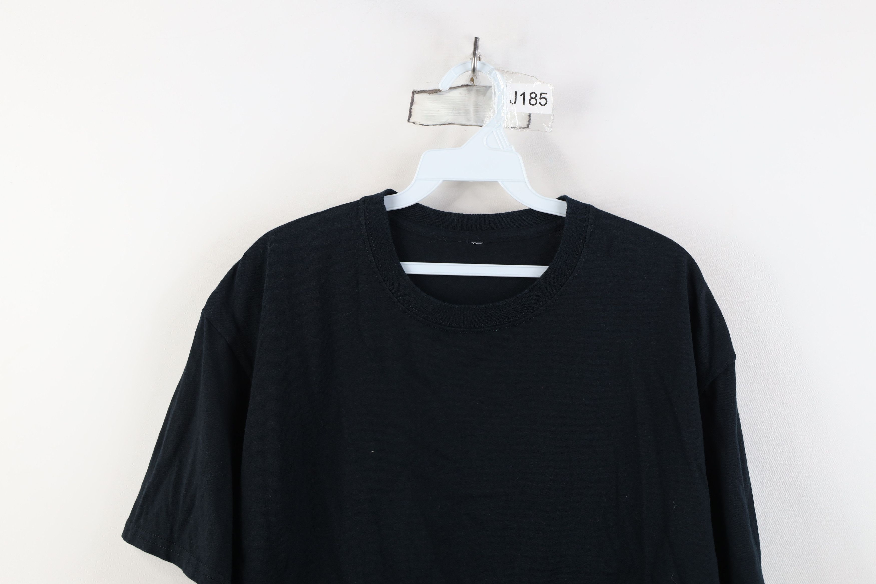 Vintage Vintage 90s Y2K Streetwear Short Sleeve T-Shirt Black Cotton Size US L / EU 52-54 / 3 - 2 Thumbnail