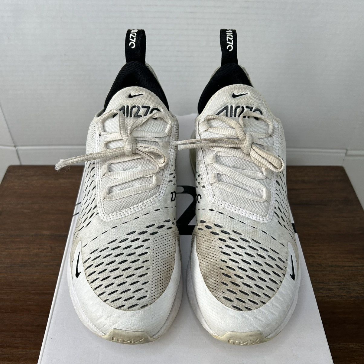 Nike Nike Air Max 270 White Black Sneakers Women’s 9.5 Size US 9.5 / IT 39.5 - 7 Thumbnail