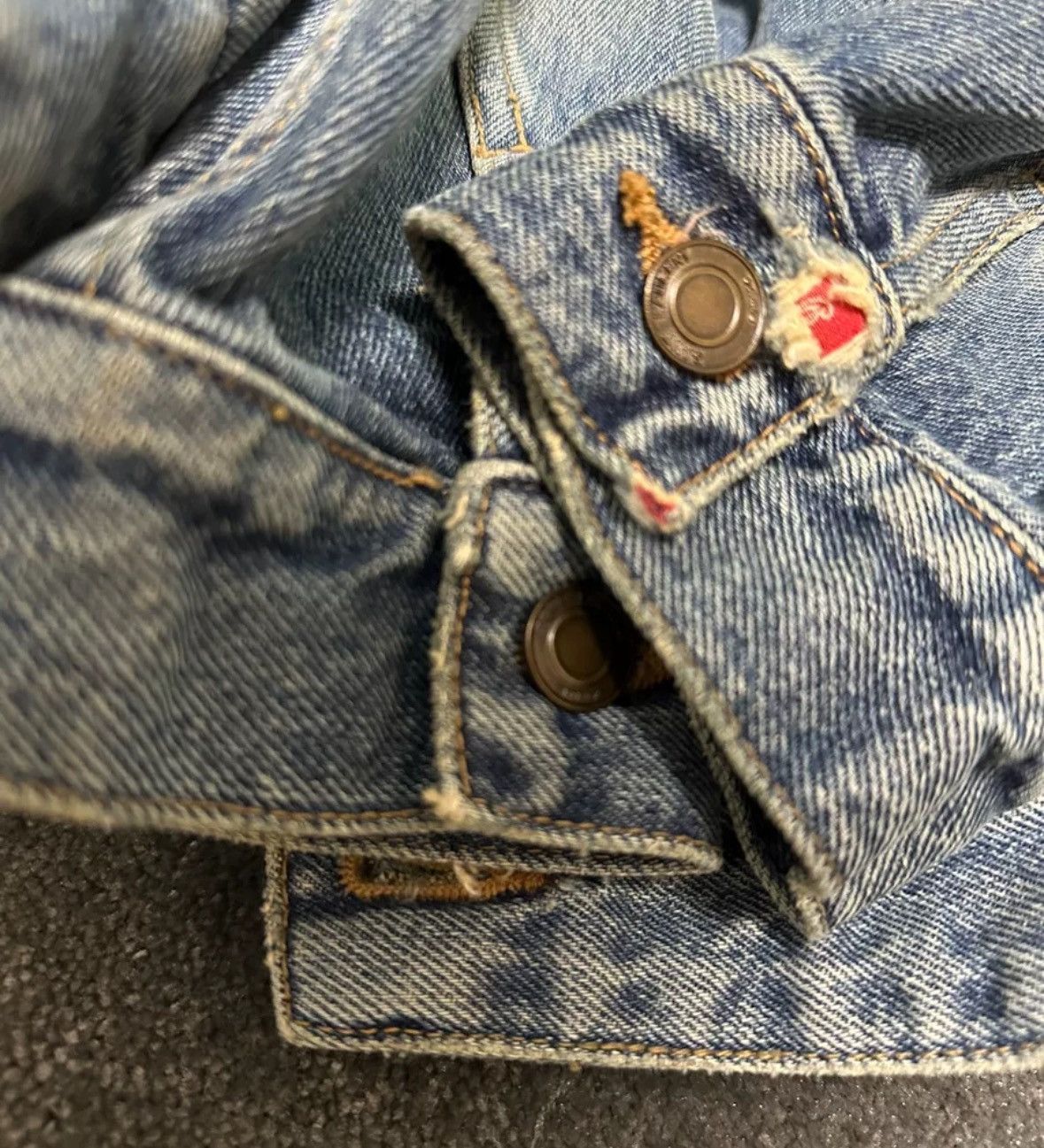 Saint Laurent Paris × Yves Saint Laurent Saint Laurent Men's M Size Vintage Western Denim Jacket Size US M / EU 48-50 / 2 - 4 Thumbnail