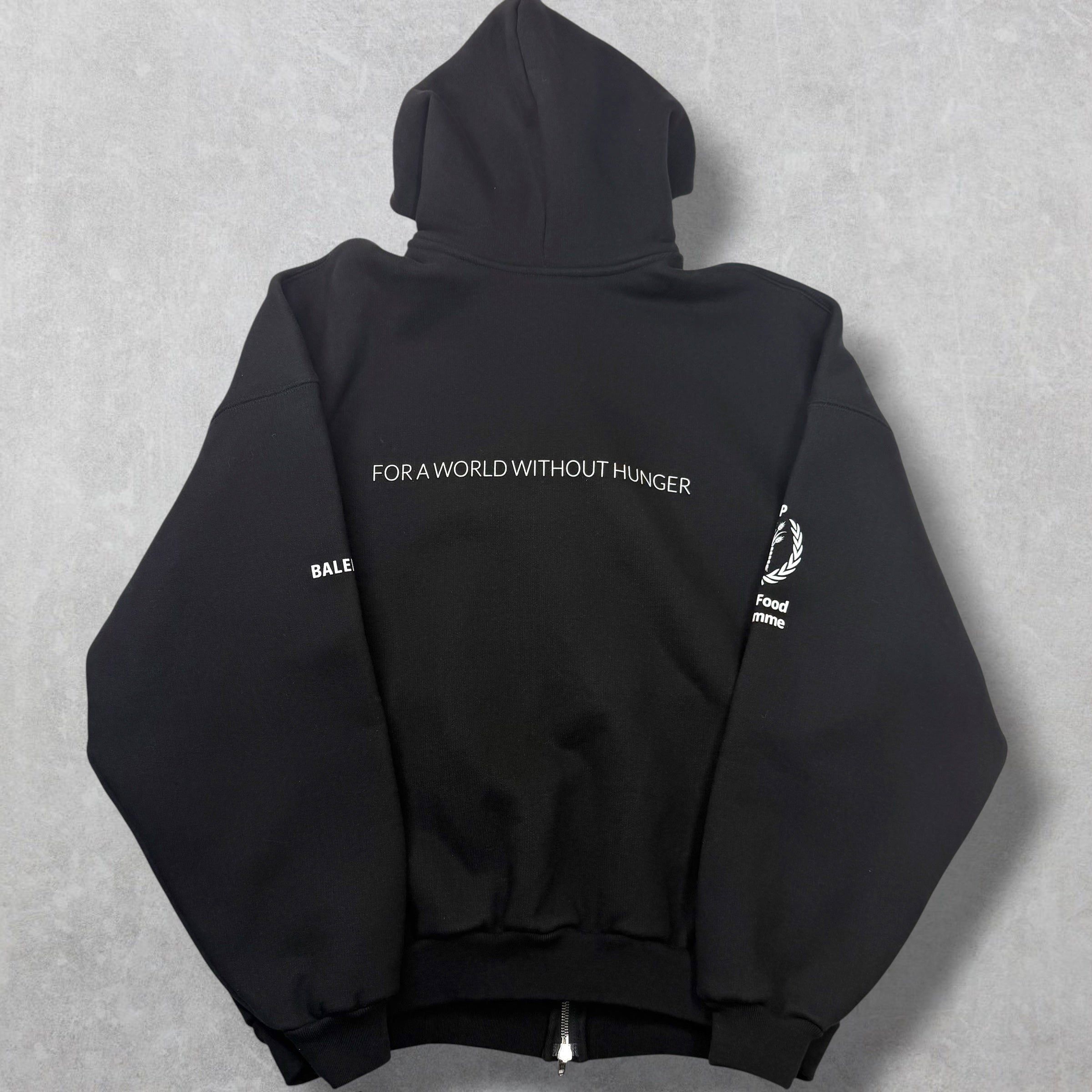 Balenciaga Balenciaga WFP Zip-Up Hoodie Black 1 (M) Size US M / EU 48-50 / 2 - 2 Thumbnail