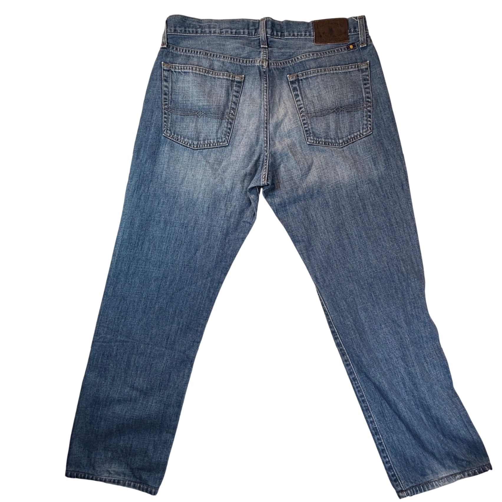 Lucky Brand Lucky 221 Original Straight Jeans Men’s 34x30 Medium Wash 100% Cotton Size US 34 / EU 50 - 2 Thumbnail