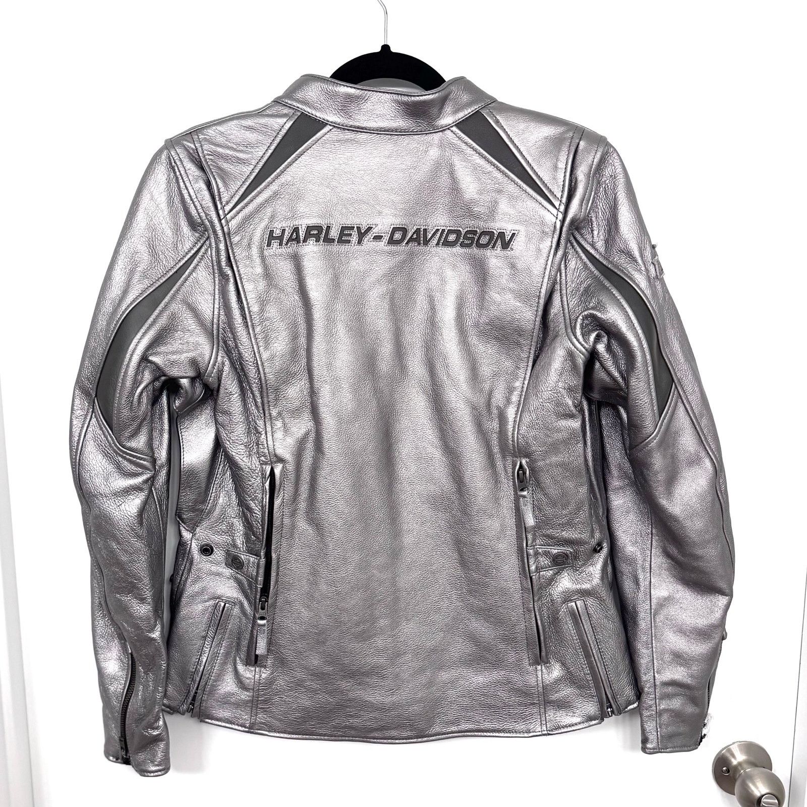 Harley Davidson Harley-Davidson Women's Pursuit Triple Vent Leather Jacket Size S / US 4 / IT 40 - 6 Thumbnail