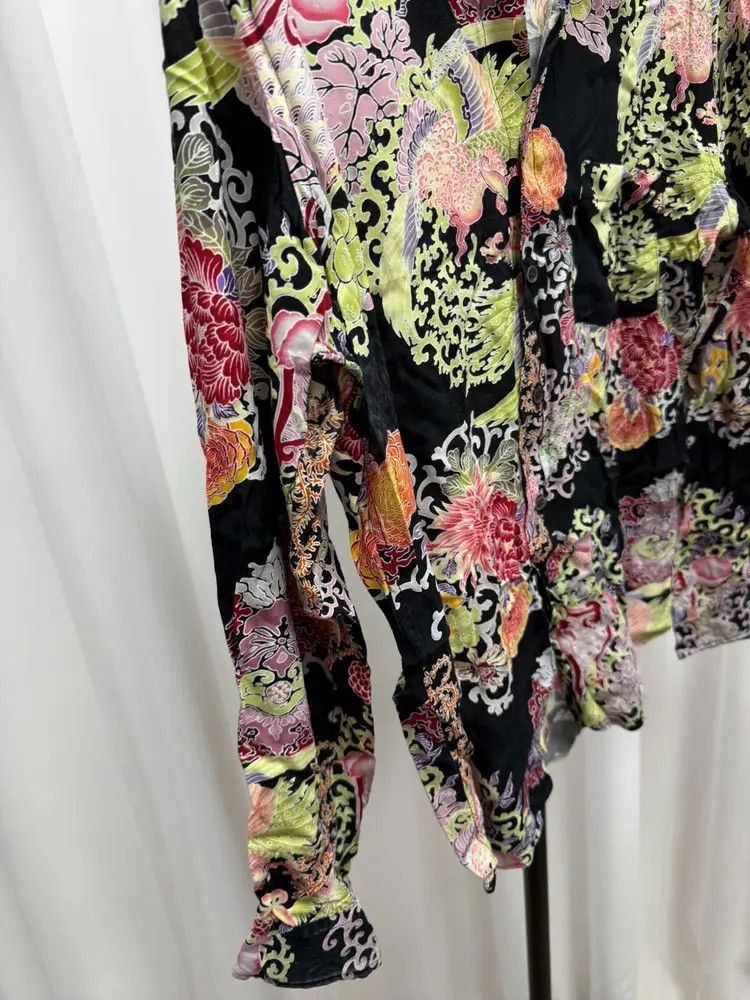 Yohji Yamamoto Sz 3 Yohji Yamamoto Mafia Flower Shirt Size US L / EU 52-54 / 3 - 5 Thumbnail