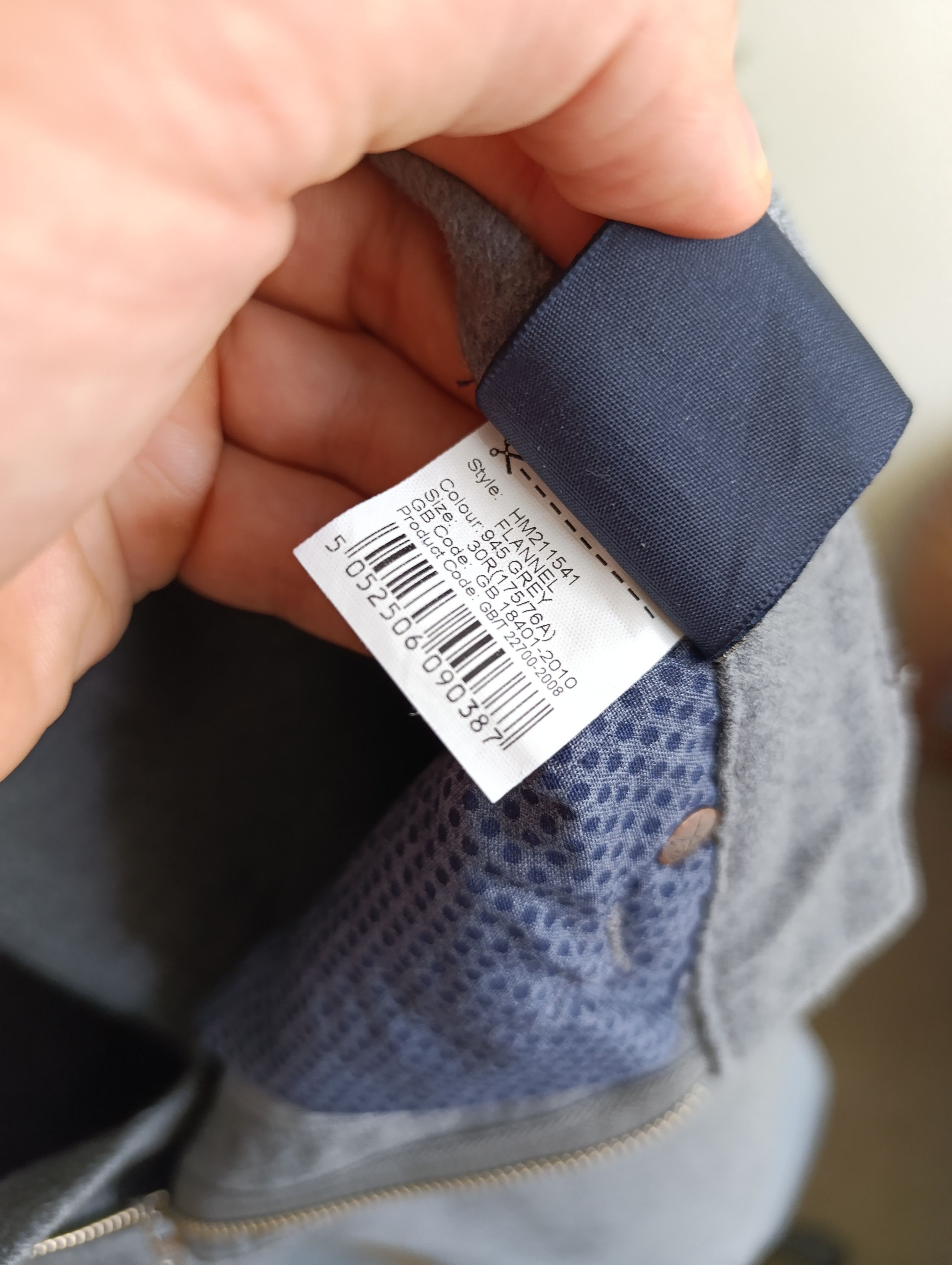 Designer × Hackett Hackett Flannel logo-patch straight-leg Trousers Size US 30 / EU 46 - 17 Thumbnail
