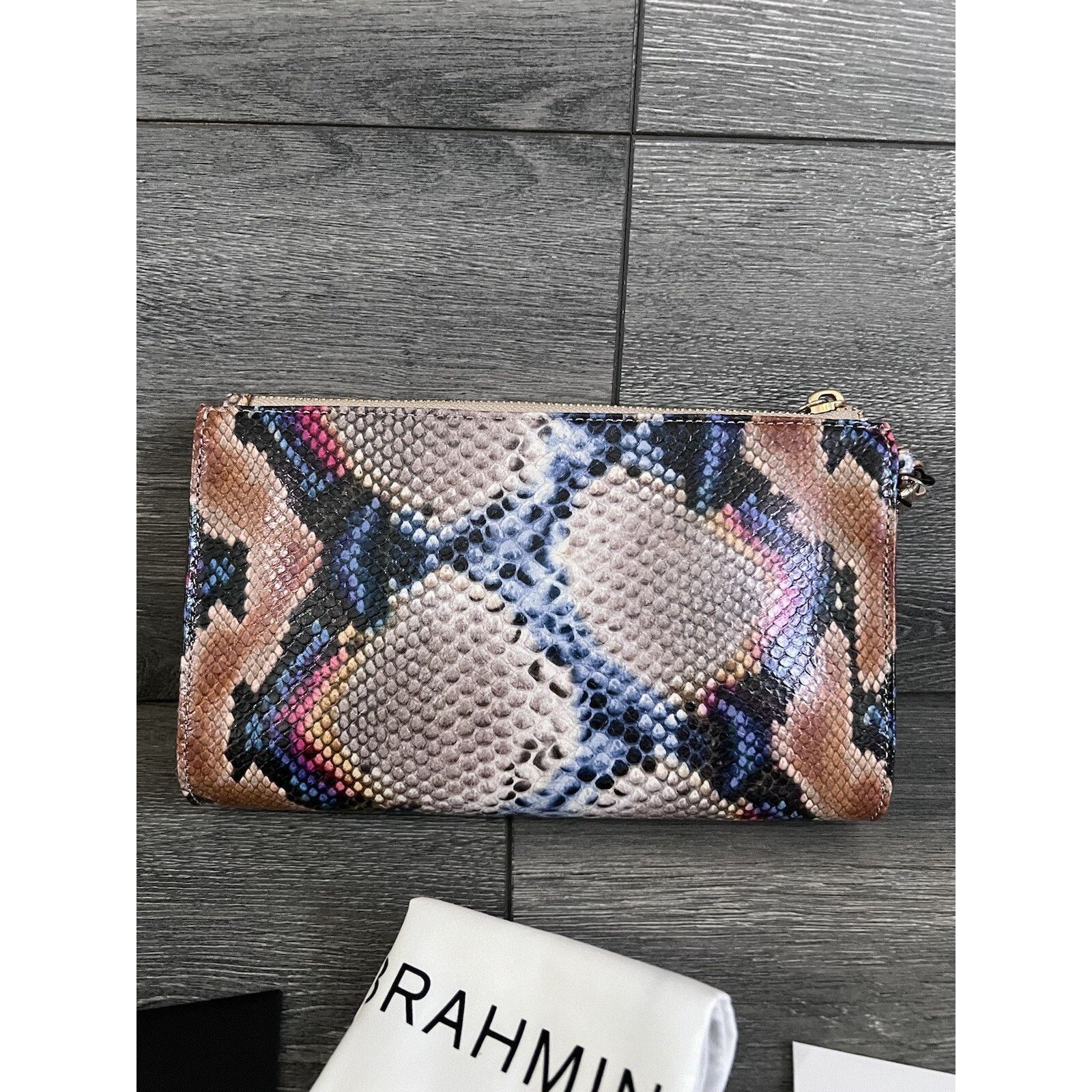 BRAHMIN Brahmin Millie Wristlet Multi Eliasson Leather B000517 Size ONE SIZE - 5 Thumbnail