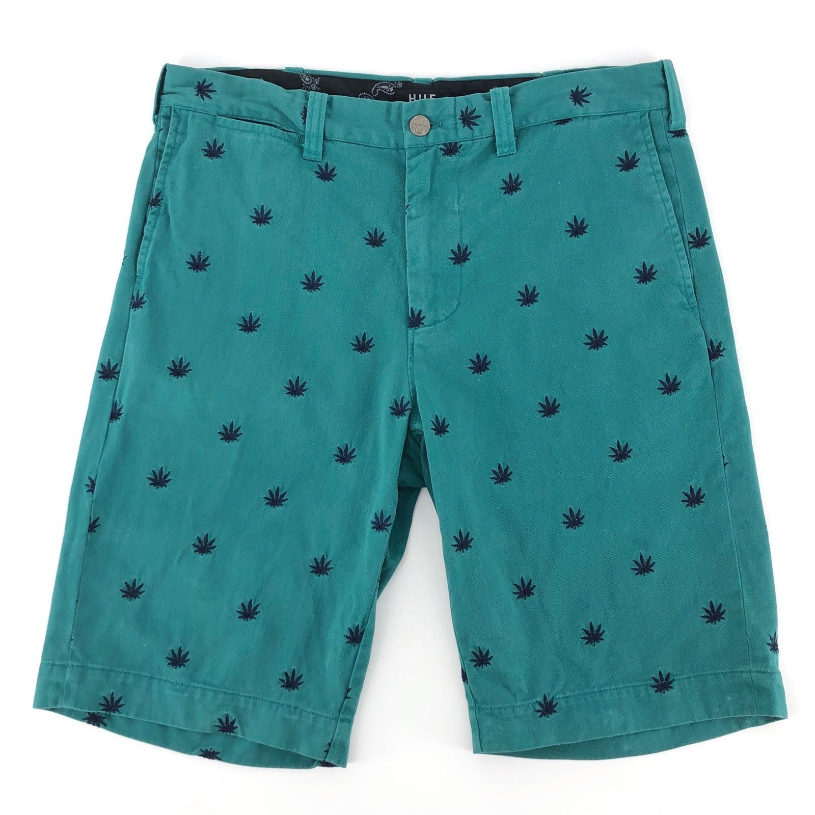Huf Huf embroidered Leaf Chino Walk Short Size US 32 / EU 48 - 1 Thumbnail