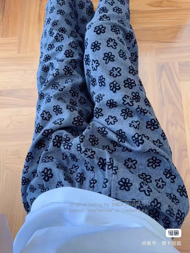 Comme des Garcons Comme Des Garcons size F Embossed printed wool slacks Size 25" / US 0 / IT 36 - 8 Thumbnail