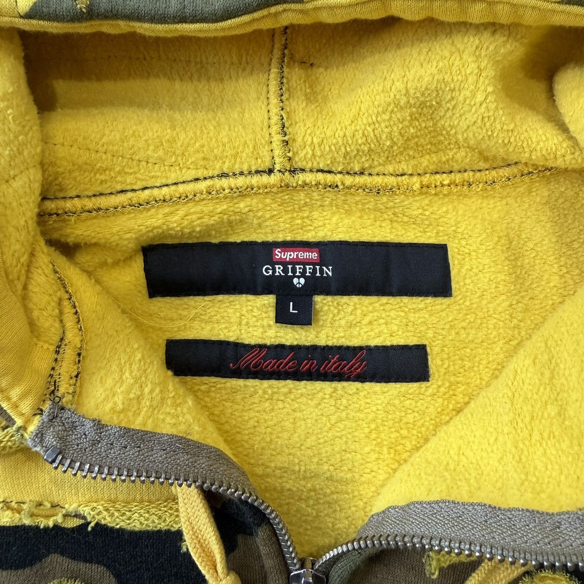 Supreme Large - Supreme Griffin Zip Hoodie Hoodie Size US L / EU 52-54 / 3 - 3 Thumbnail