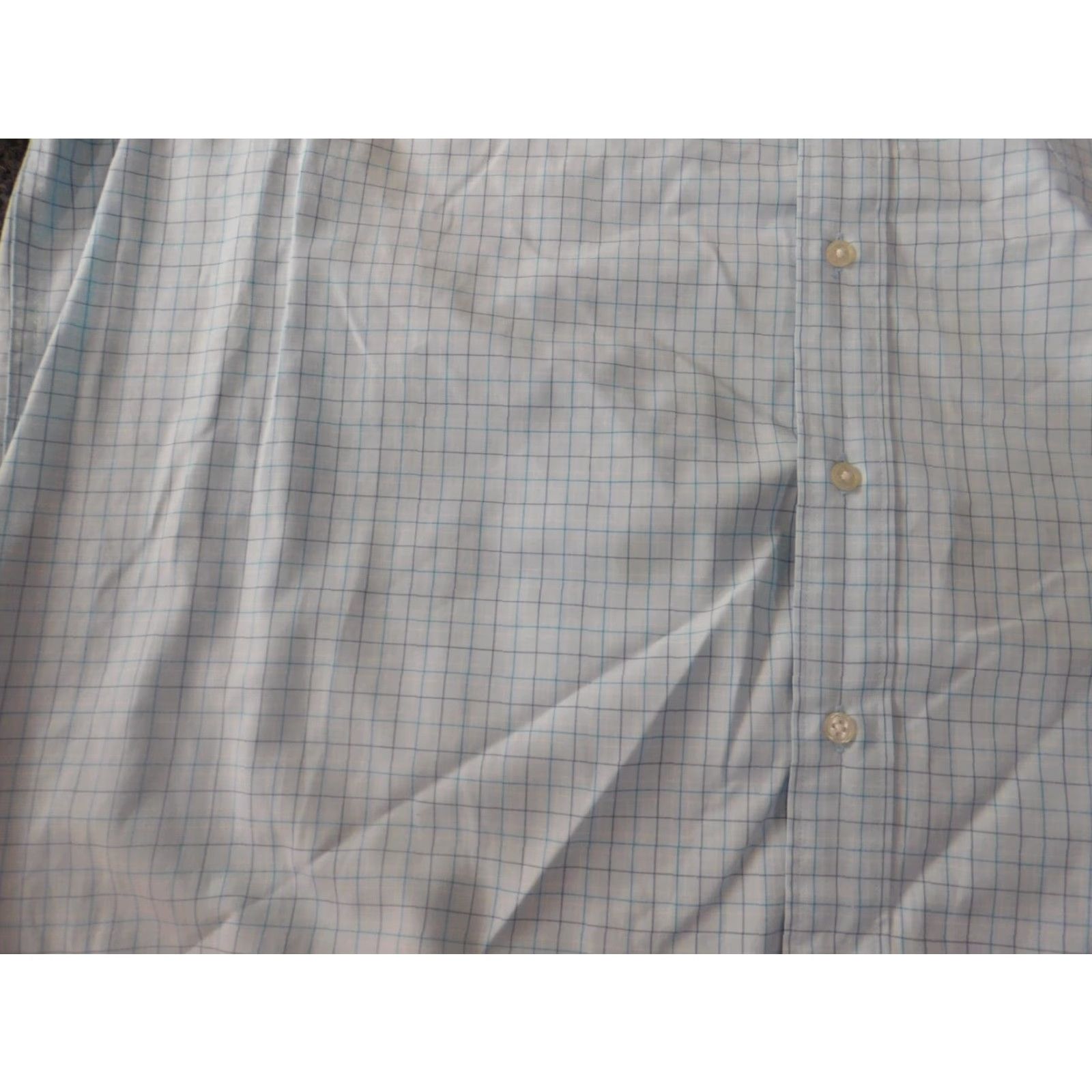 Vintage Allen Solly Shirt Mens Button-Down XL Blue Striped Knit Cotton Silk Regular Pocketed Beach Modern Casual Holiday Shirt Size US XL / EU 56 / 4 - 6 Thumbnail