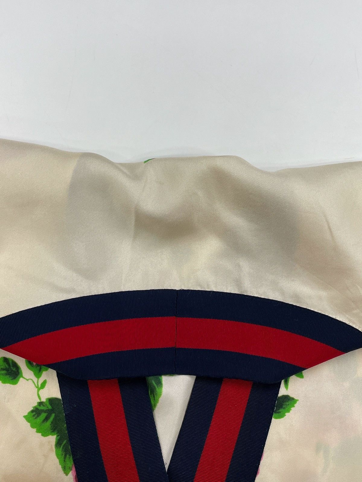 Gucci GucciRose red and blue striped mulberry silk cardigan jacke Size XS / US 0-2 / IT 36-38 - 14 Thumbnail